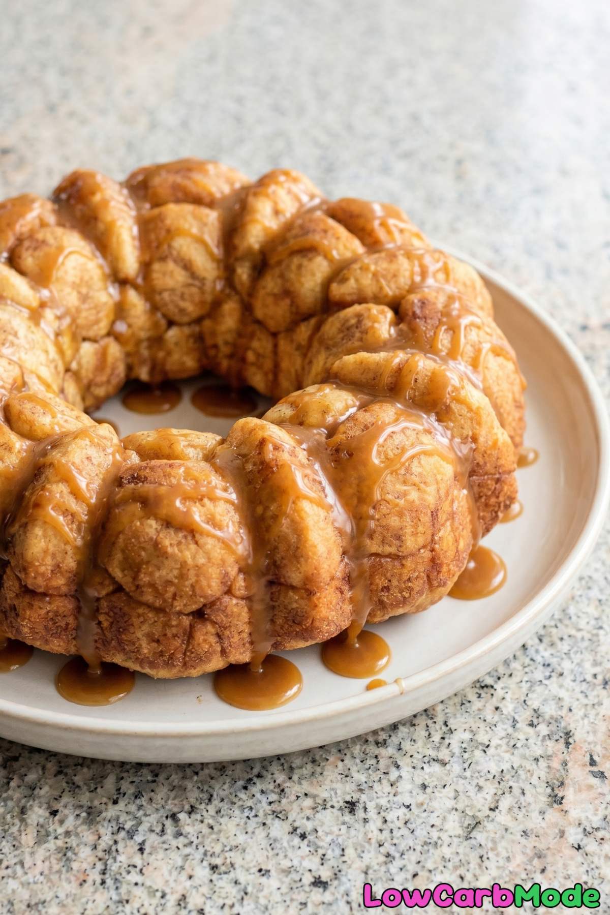 sweet keto monkey bread ready to eat