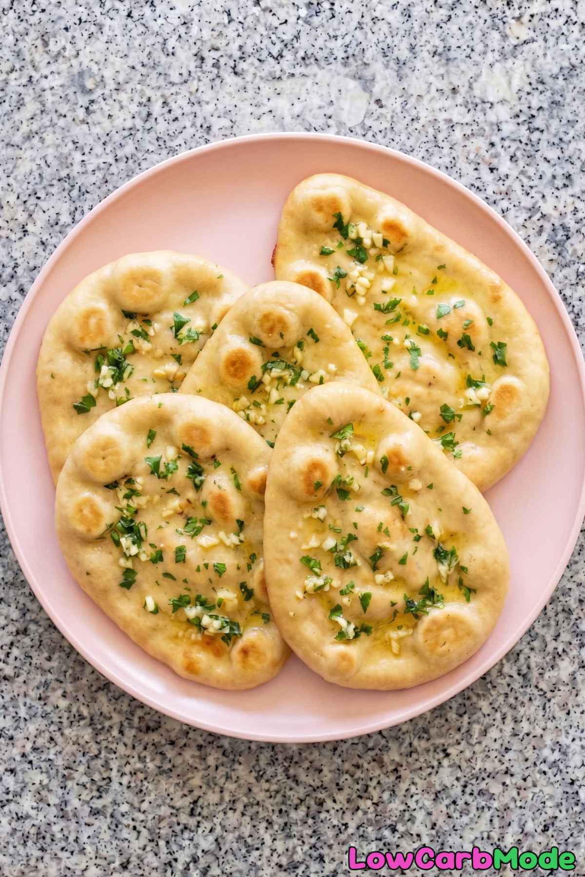 fluffy low carb naan bread