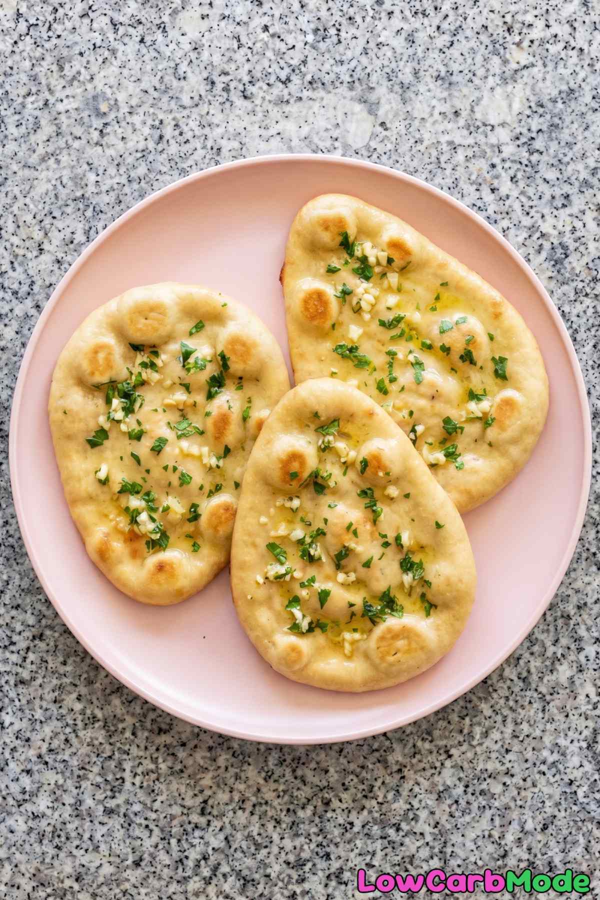 tender keto friendly naan bread