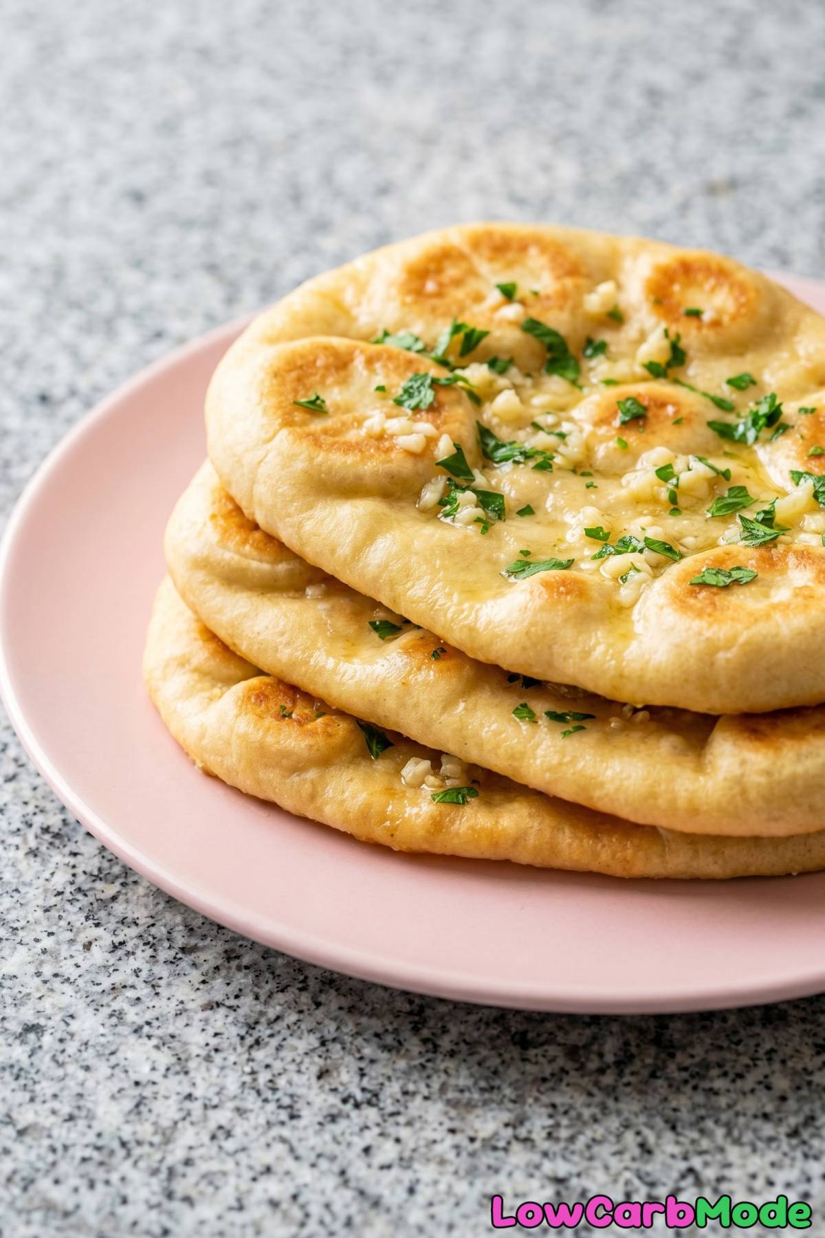 light and soft keto naan bread