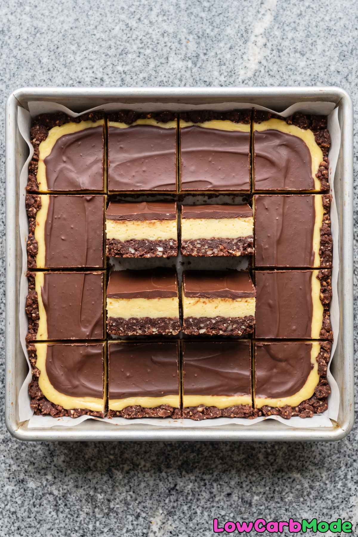 sweet keto nanaimo bars dessert slice