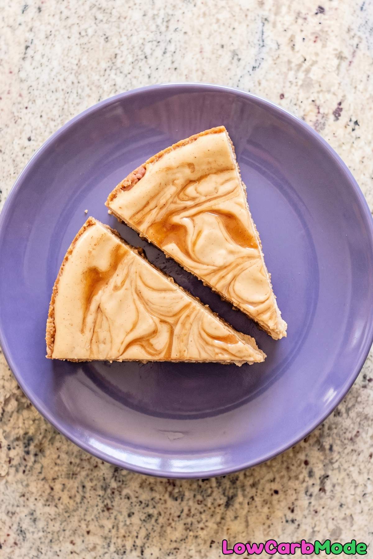 Decadent keto cinnamon cheesecake