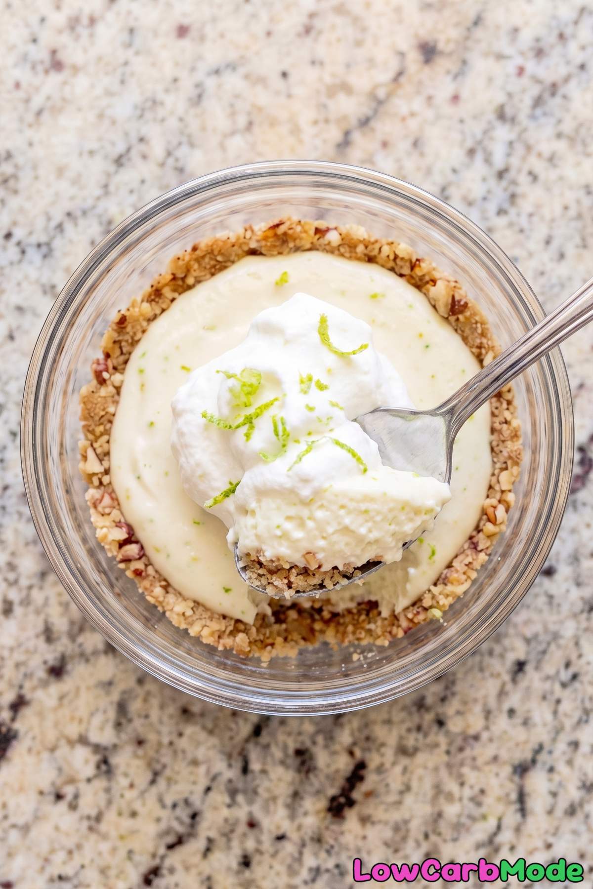 Zesty ginger lime cheesecake cups