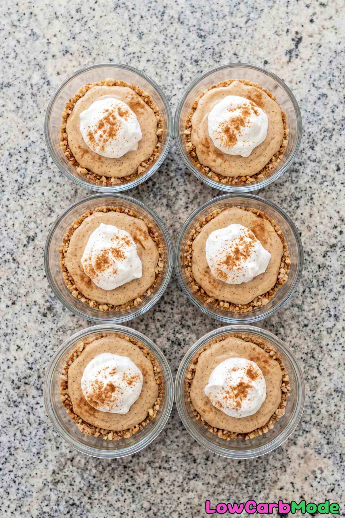 Sweet vanilla chai cheesecake cups