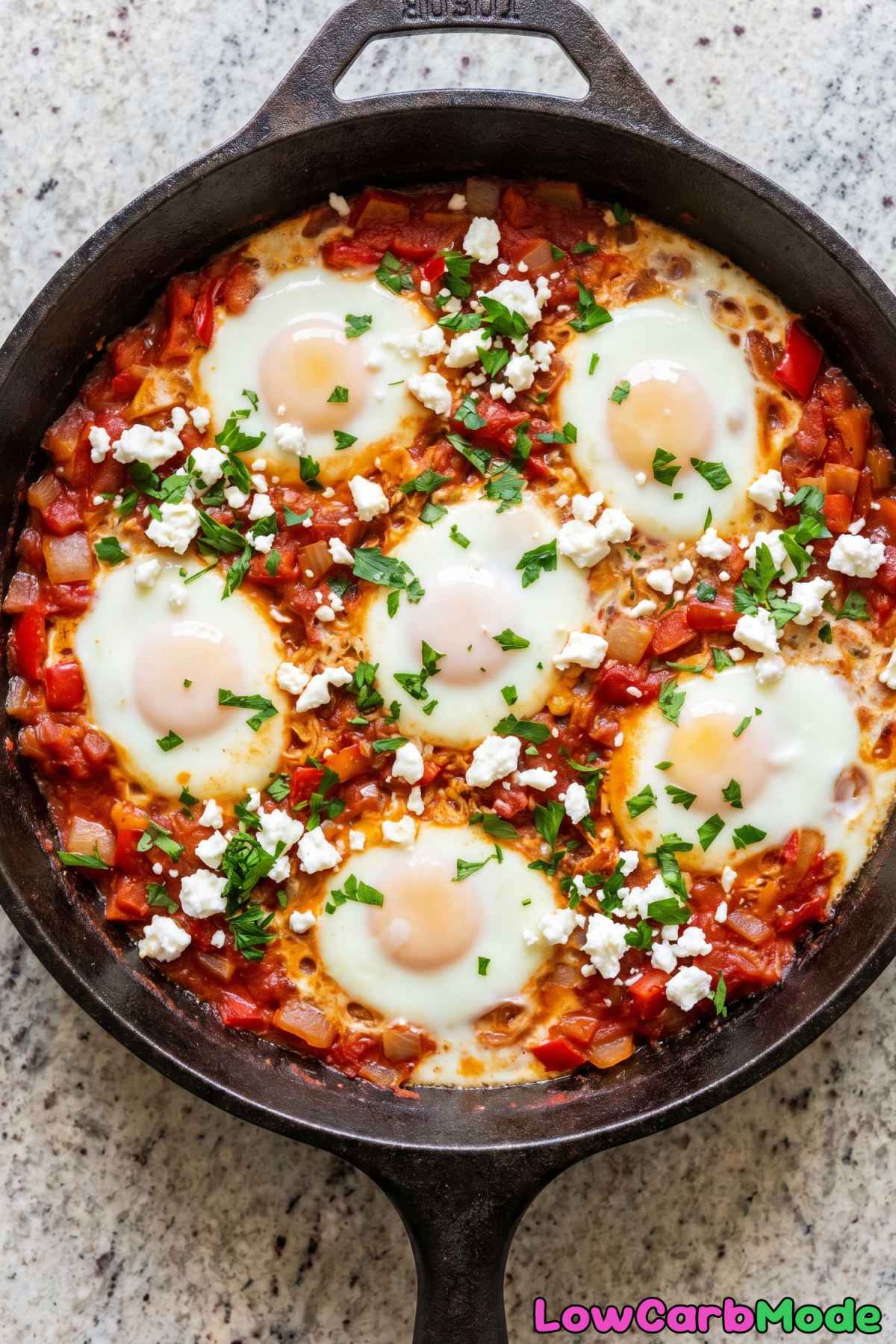 easy one-pan keto shakshuka
