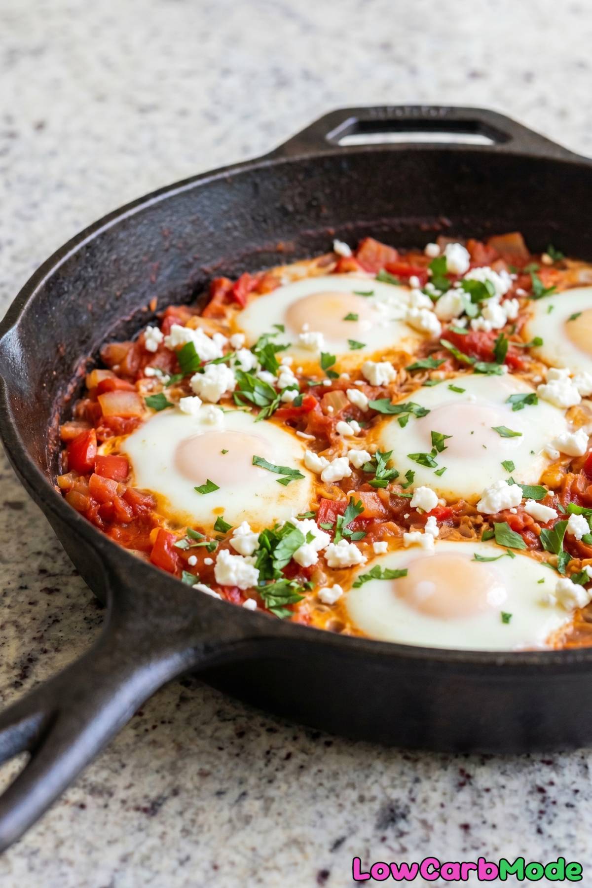 simple keto skillet shakshuka