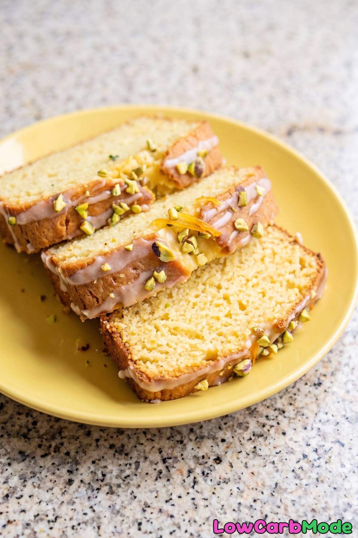 Fluffy keto orange yogurt cake