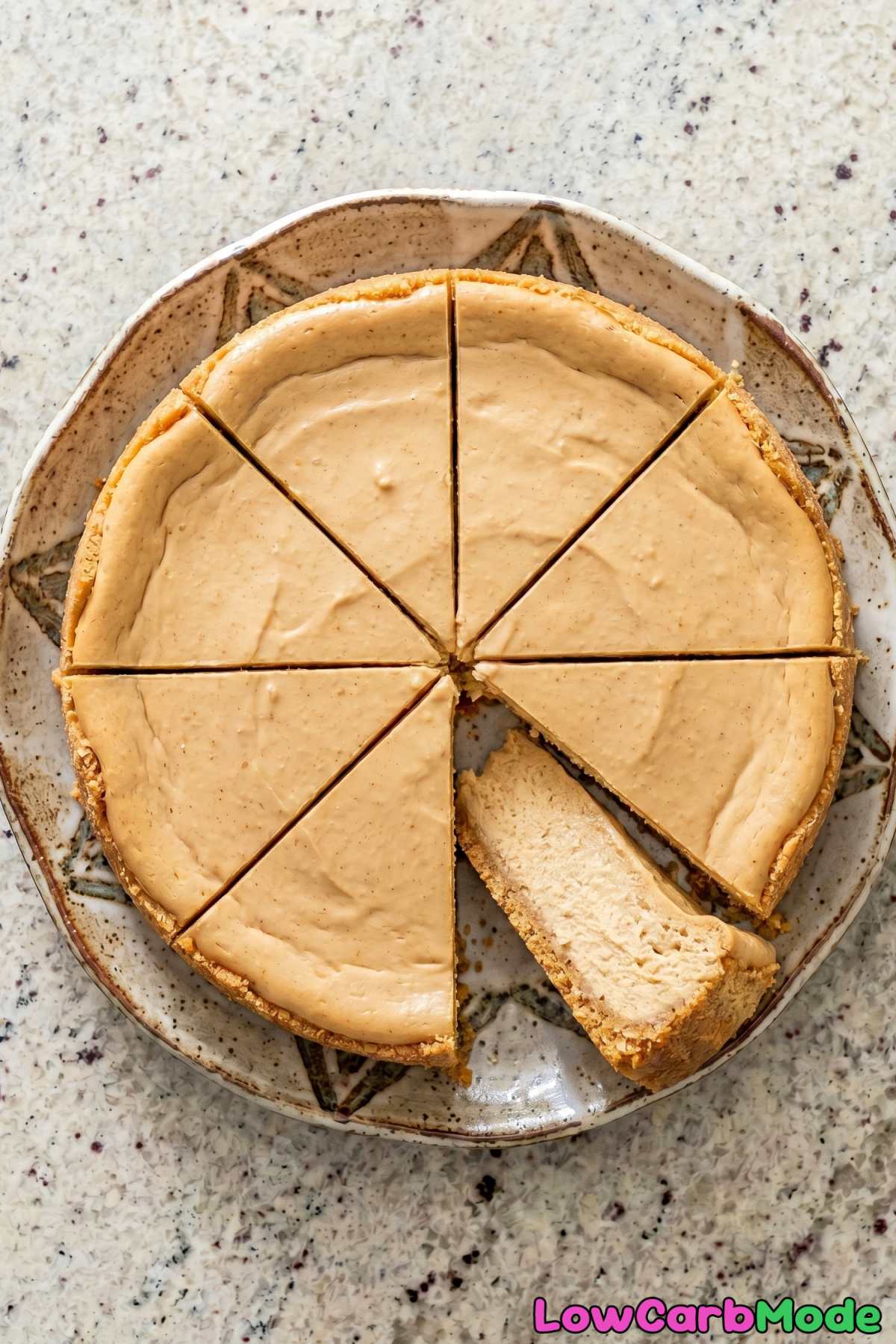 Luscious keto peanut butter cheesecake