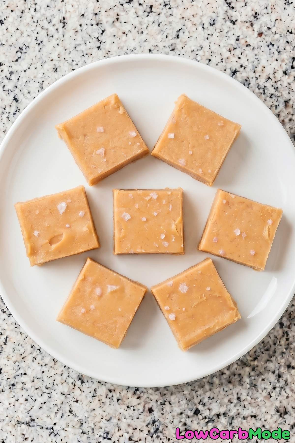 Homemade keto peanut butter fudge stack