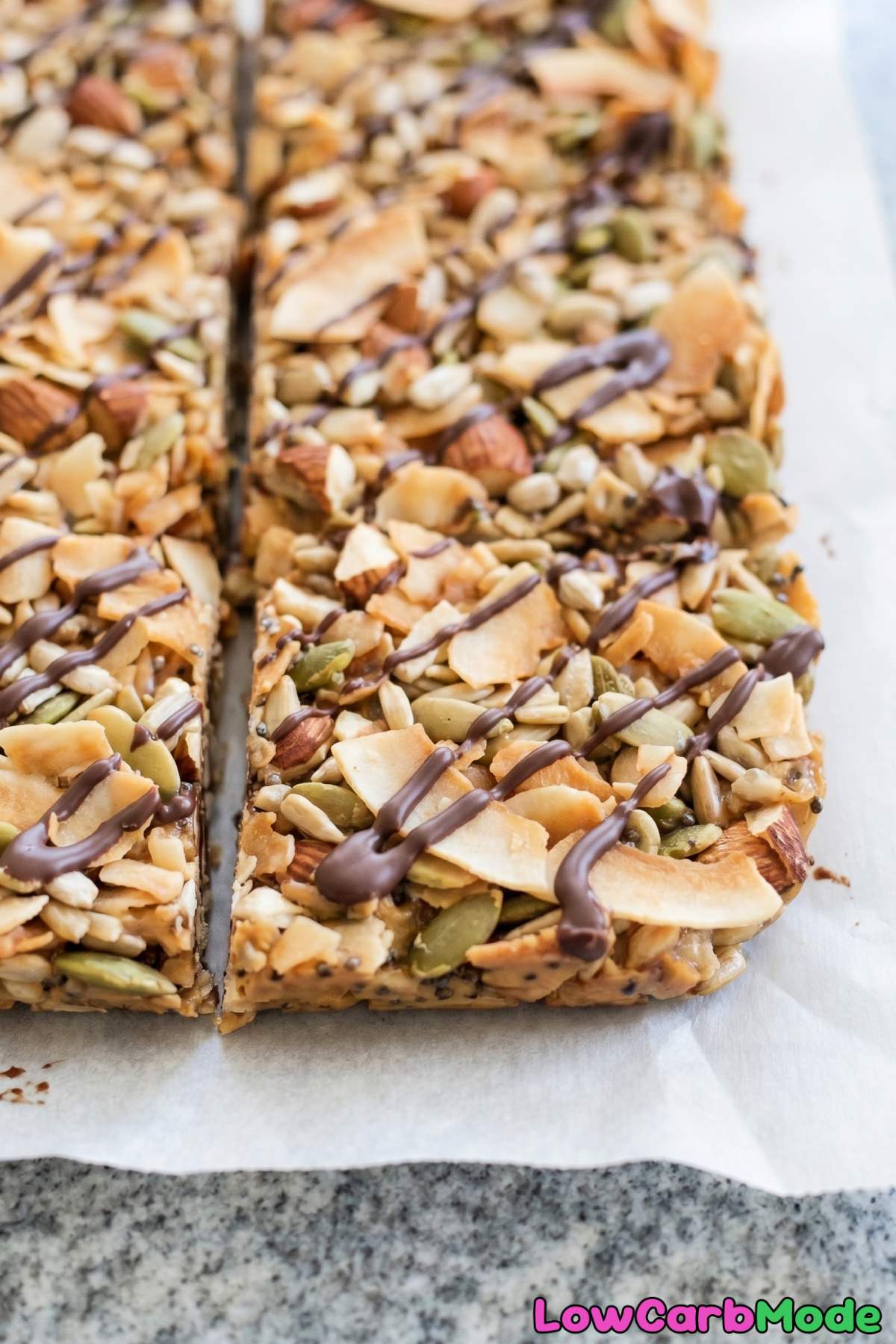 Satisfying keto peanut butter granola bars