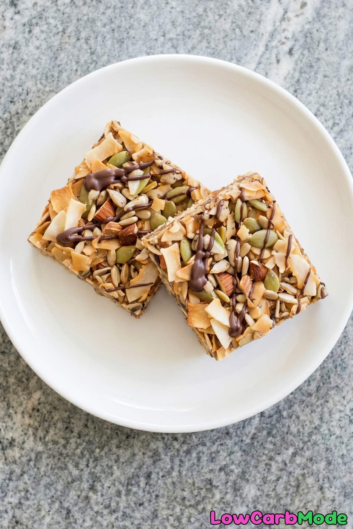 Nutty keto peanut butter granola bars