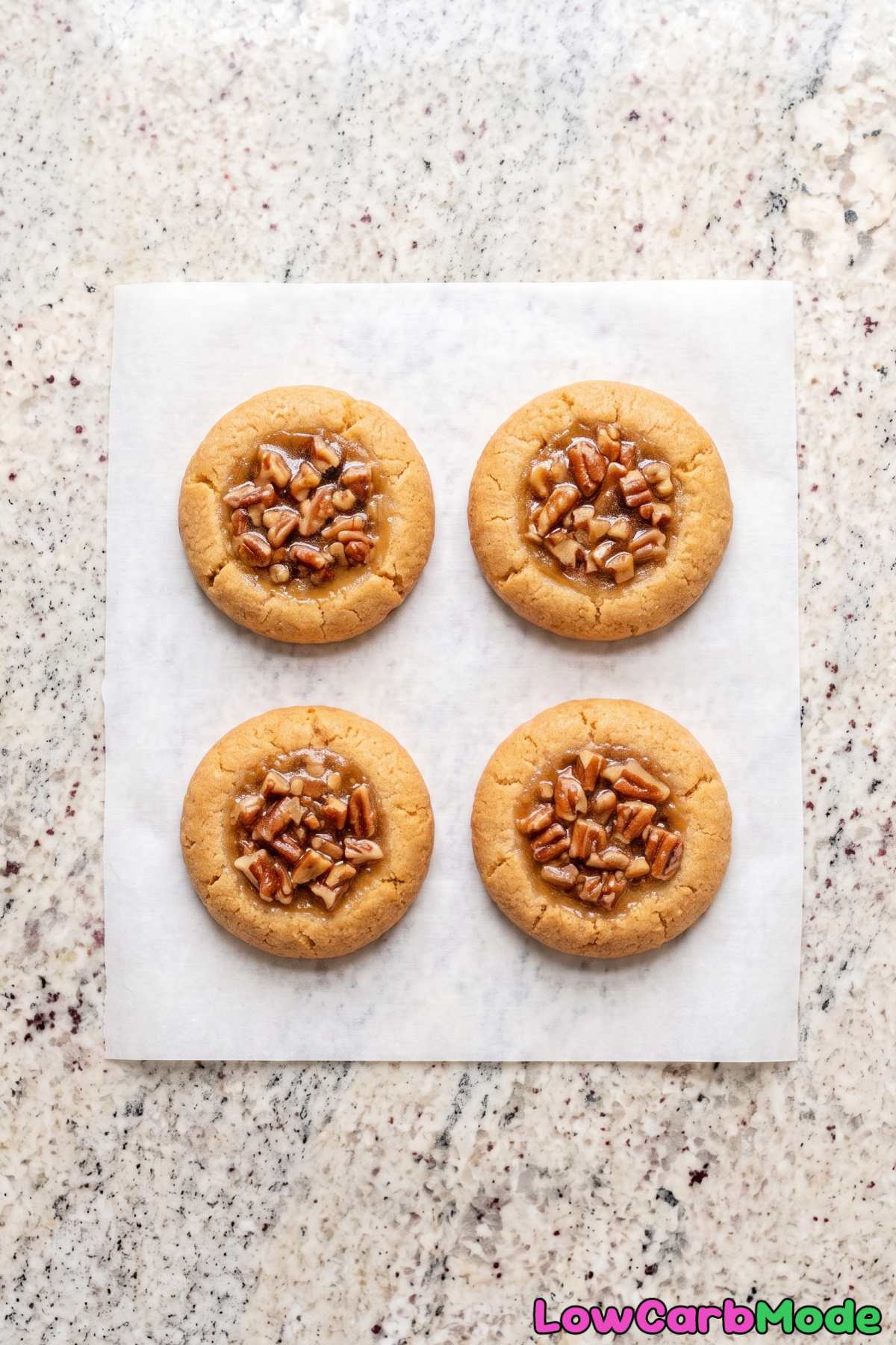 Easy keto pecan pie cookies