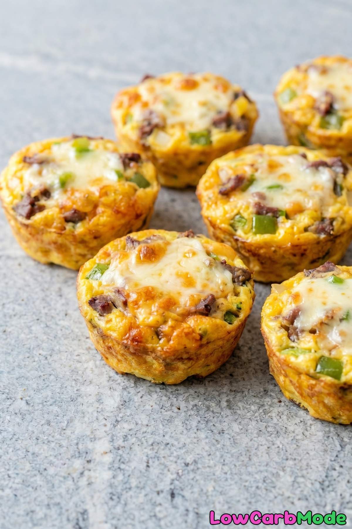 rich philly cheesesteak egg bites