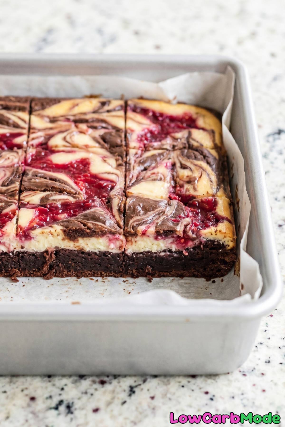 luscious keto raspberry cheesecake brownies