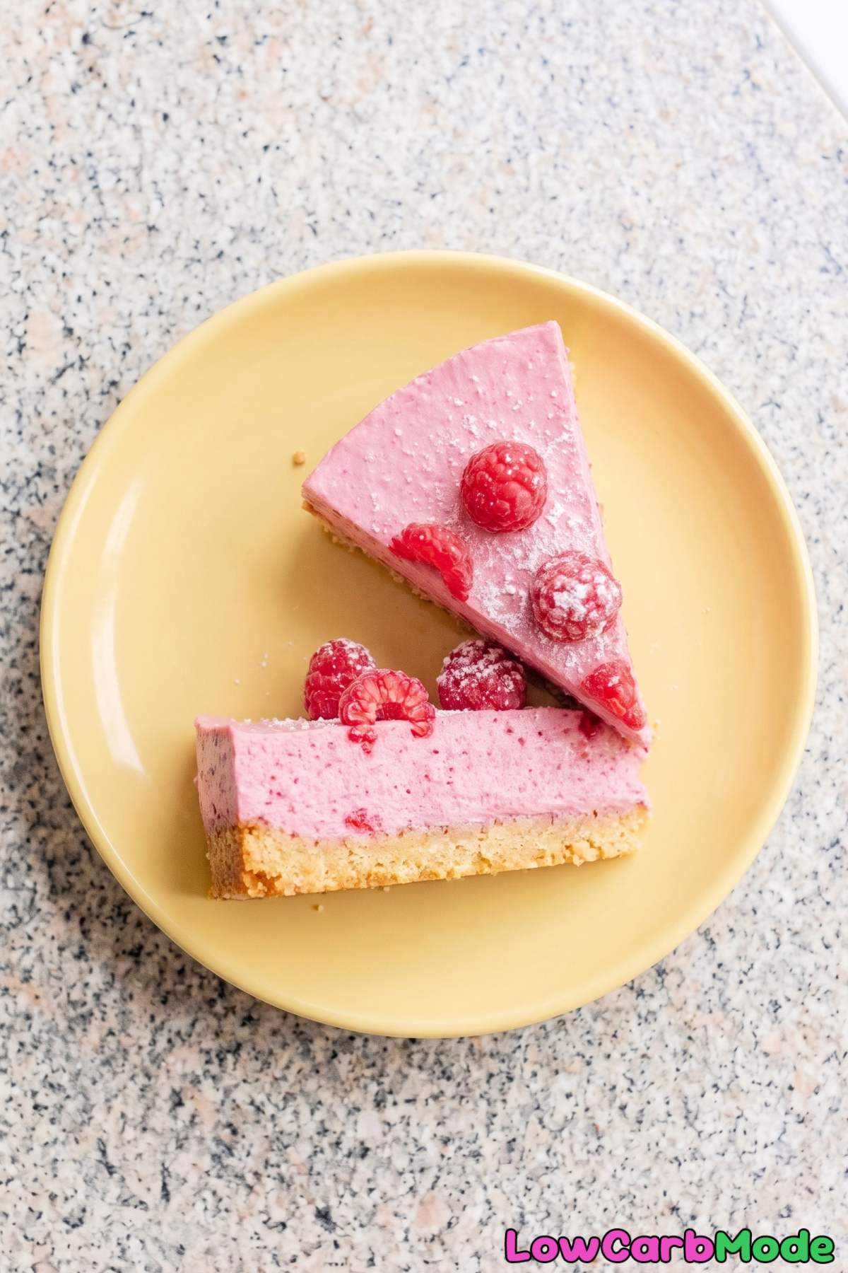 chilled keto raspberry cream cake