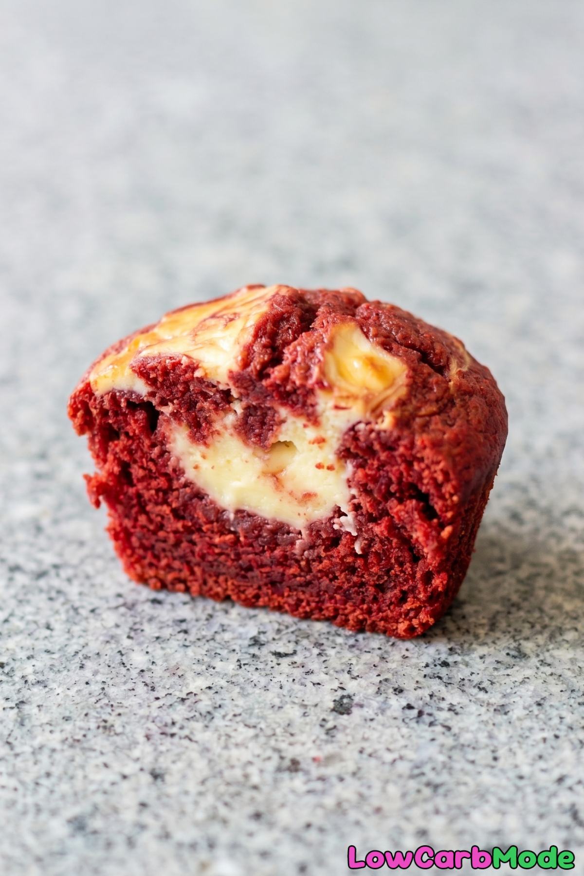 easy keto red velvet muffins