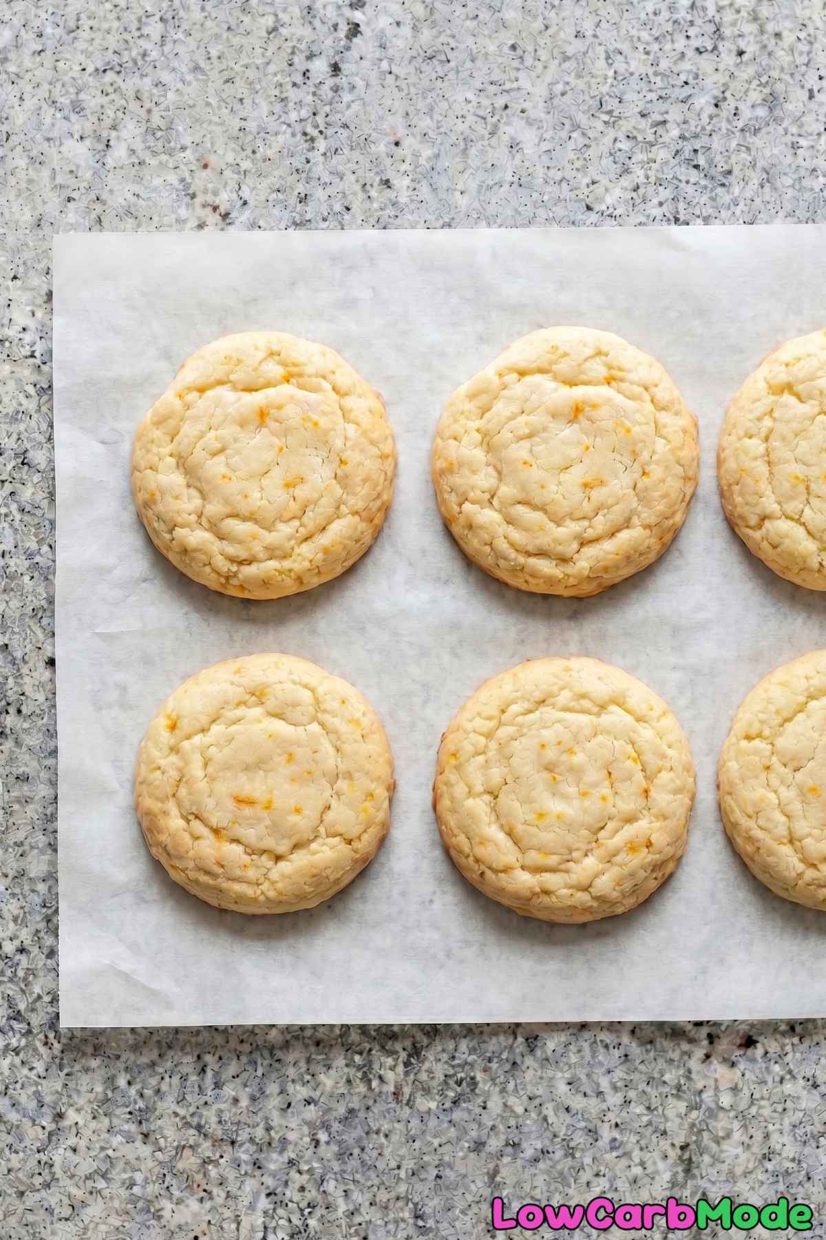 light keto ricotta orange cookies