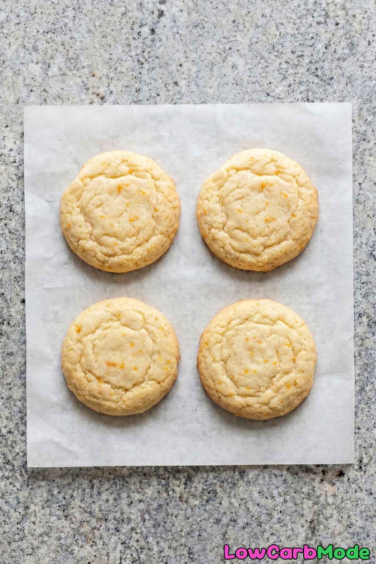 soft keto orange ricotta cookies