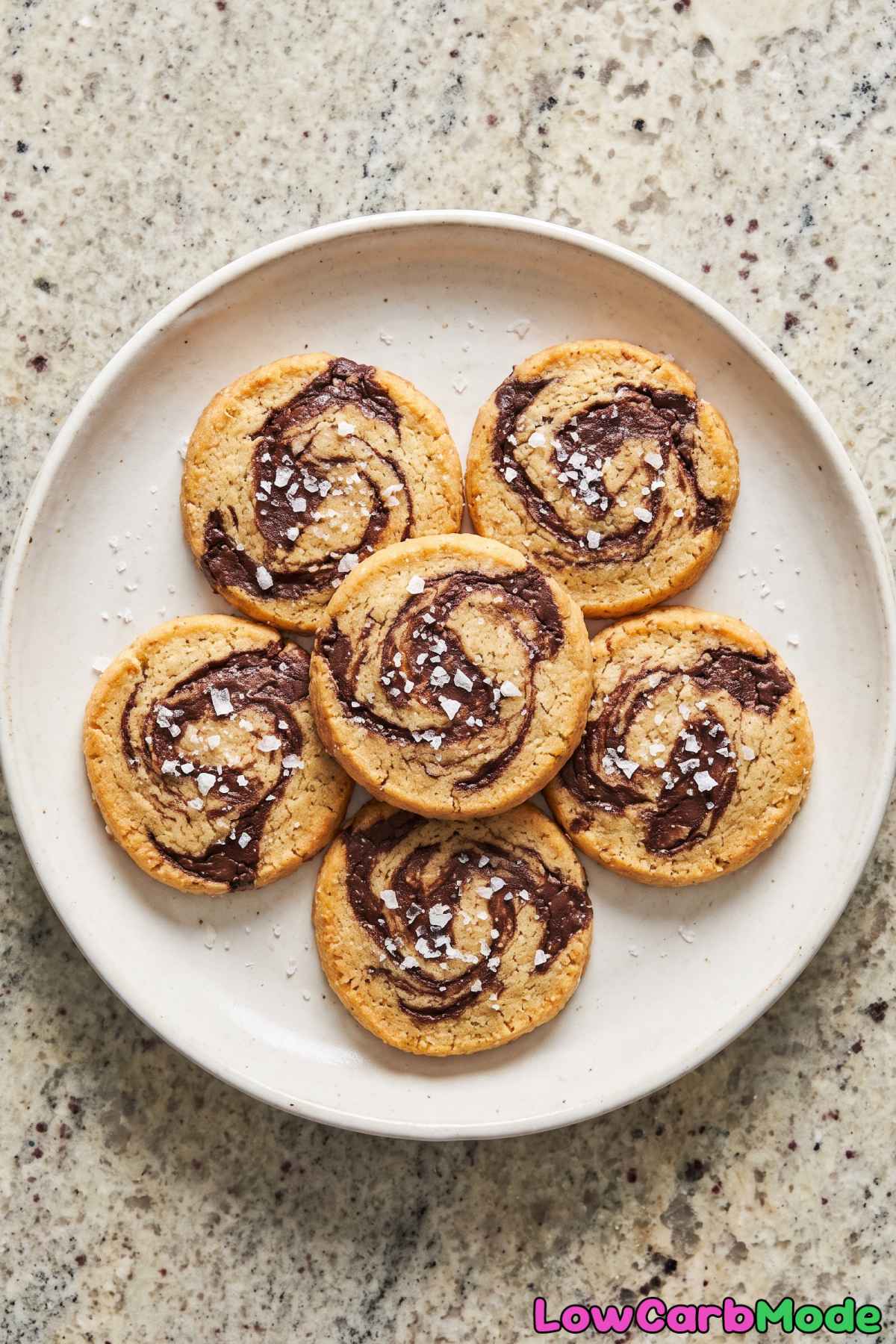Keto halva cookies close up