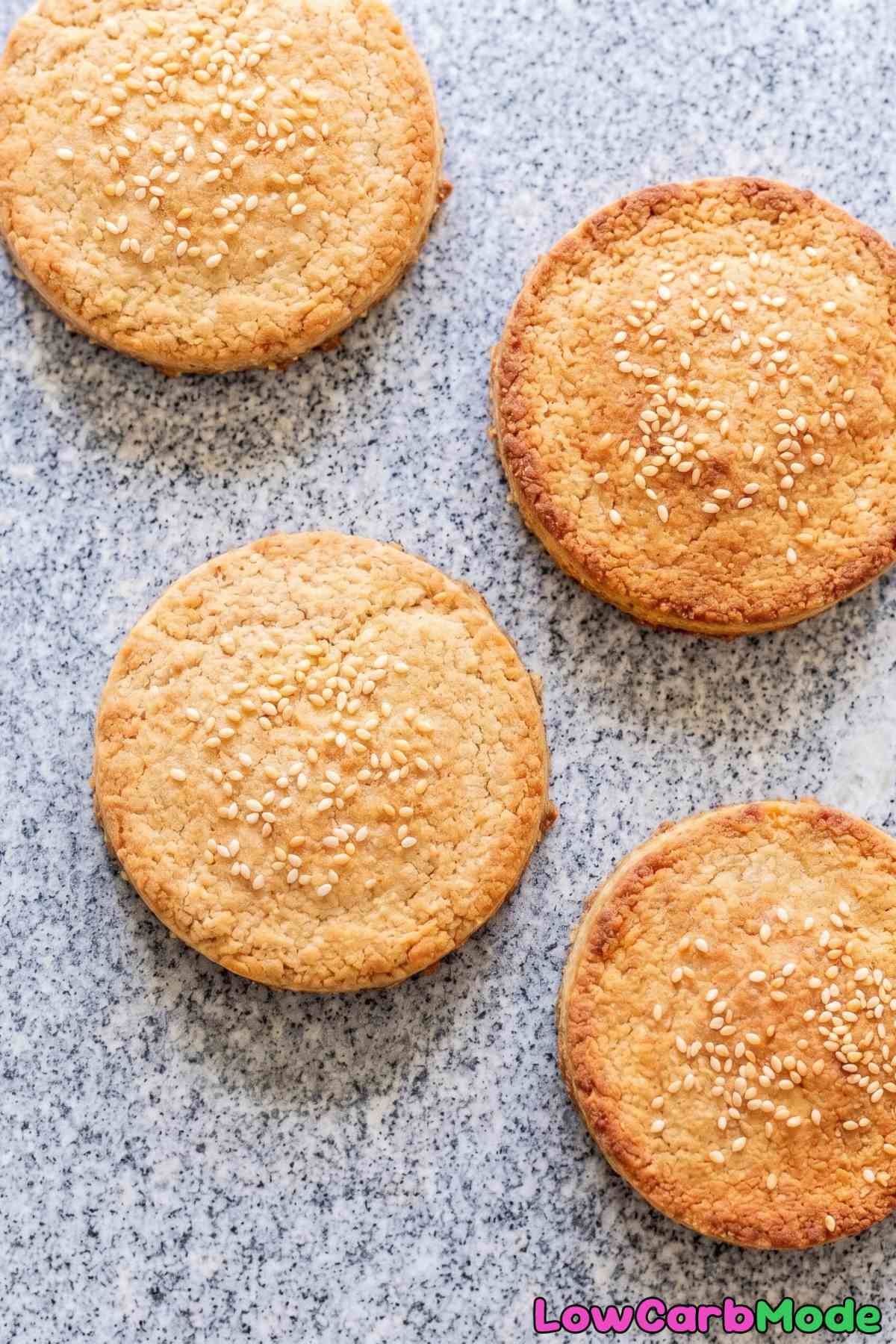 Thin and soft keto sandwich bread