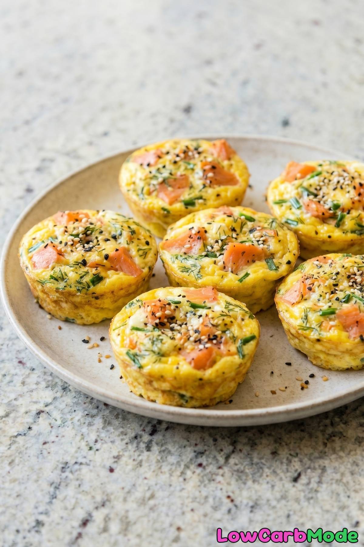 Simple keto salmon egg bites recipe