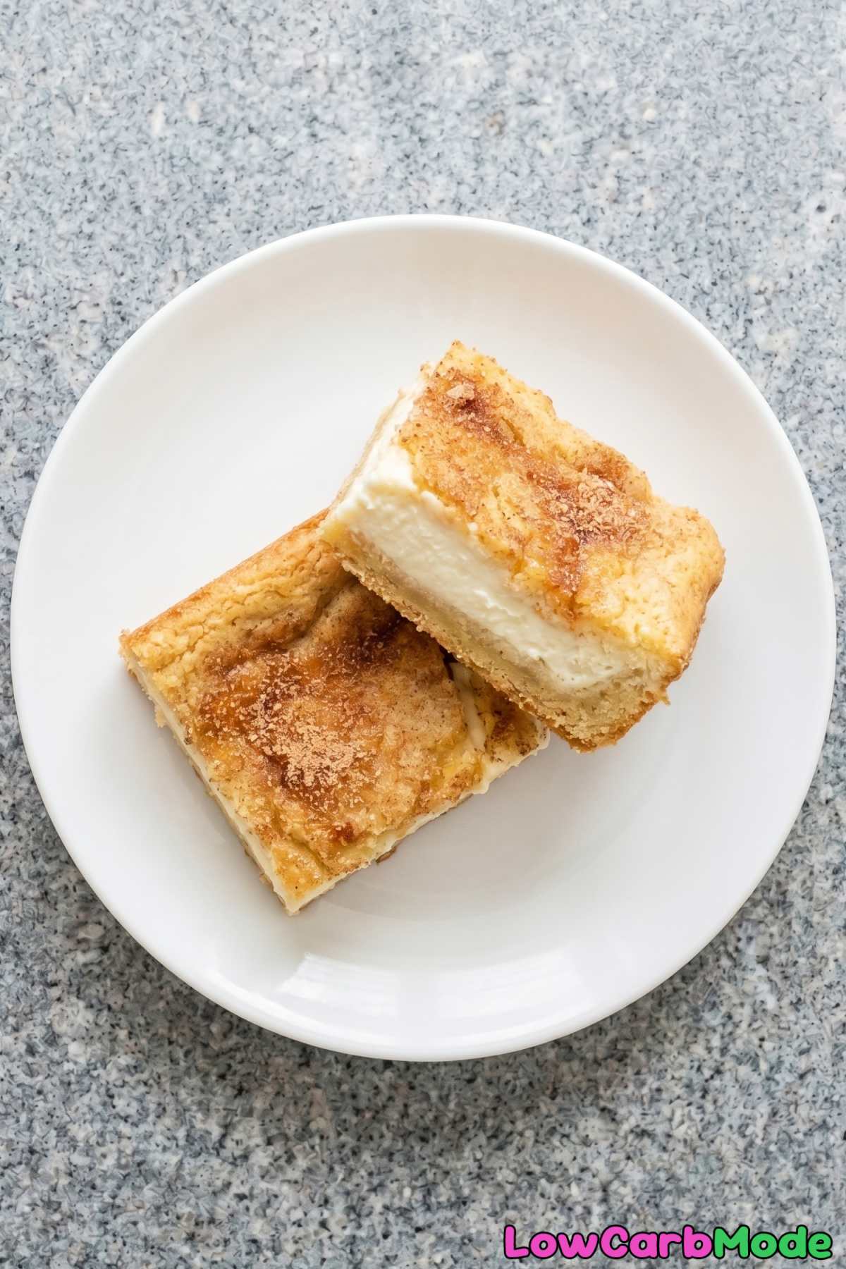 Irresistible keto sopapilla cheesecake bars