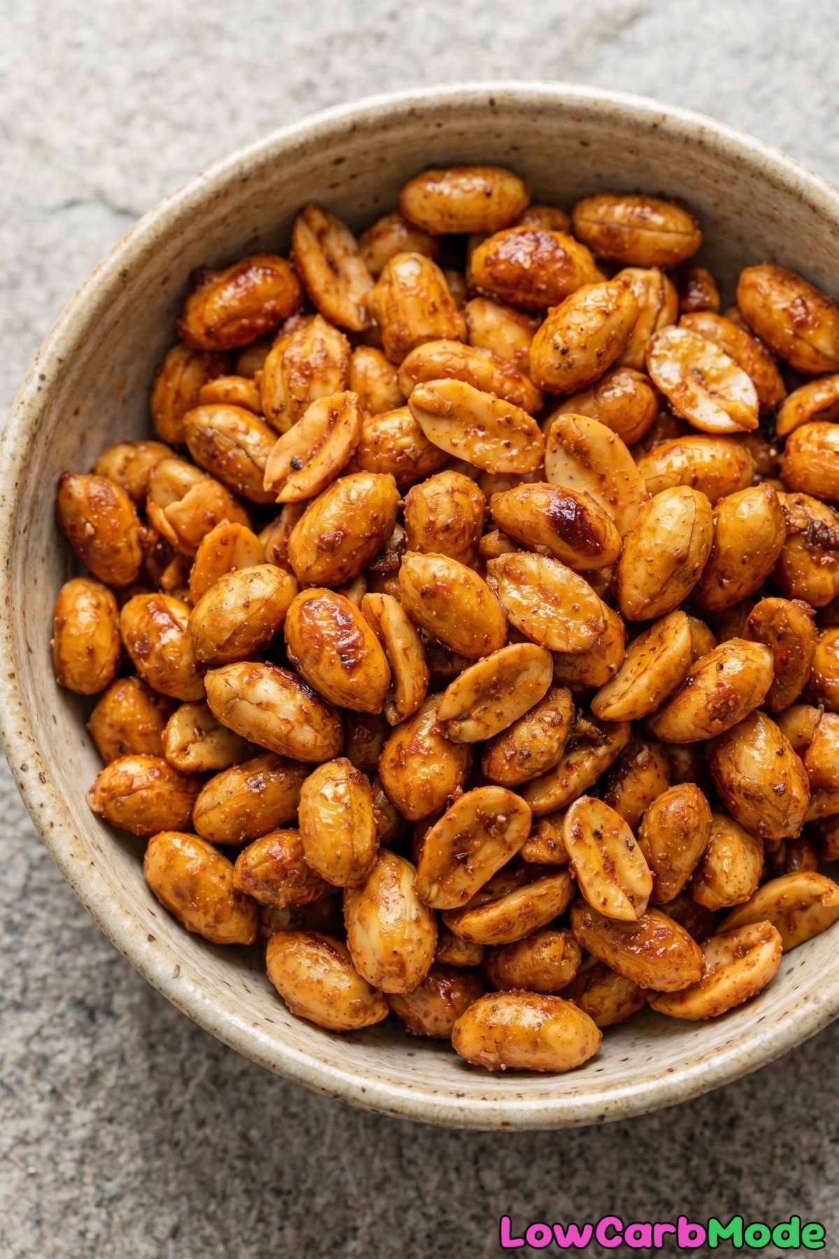 Addictive keto spicy honey roasted peanuts