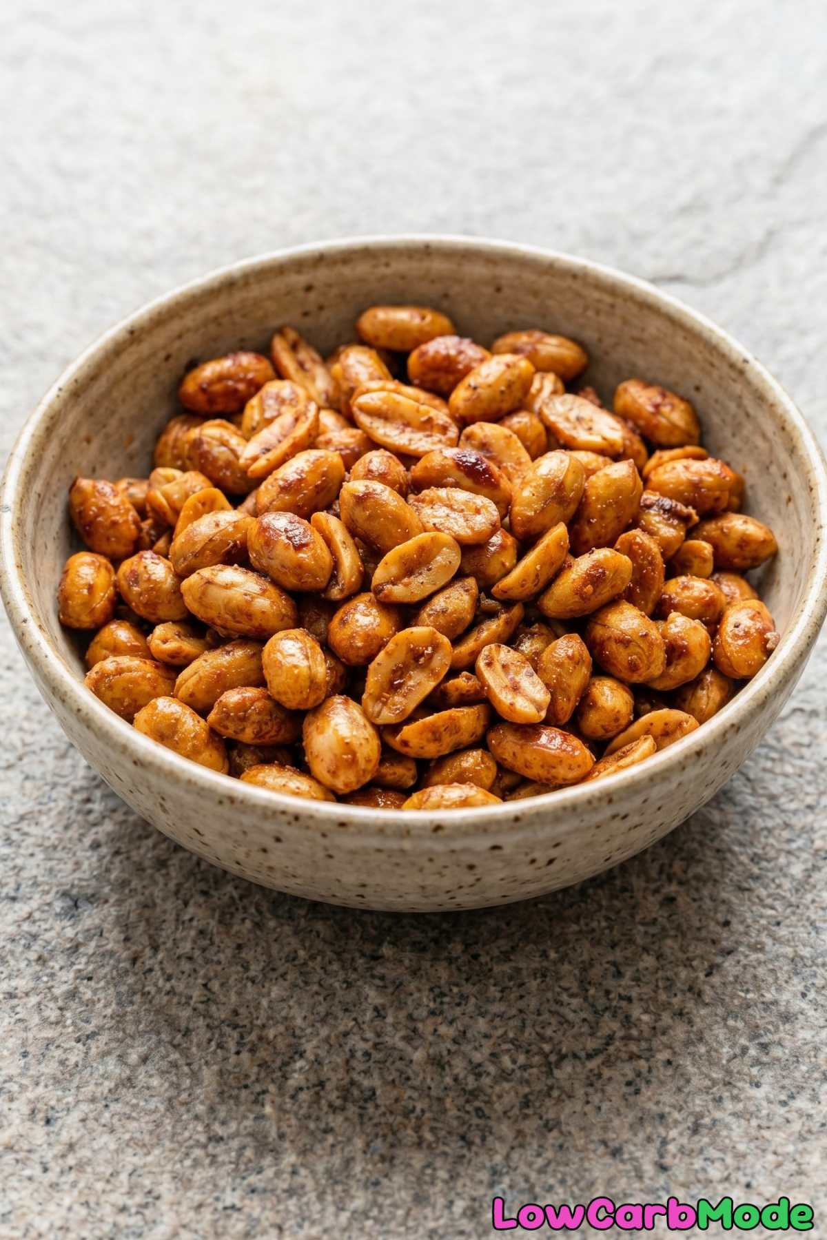 Irresistible keto spicy honey roasted peanuts