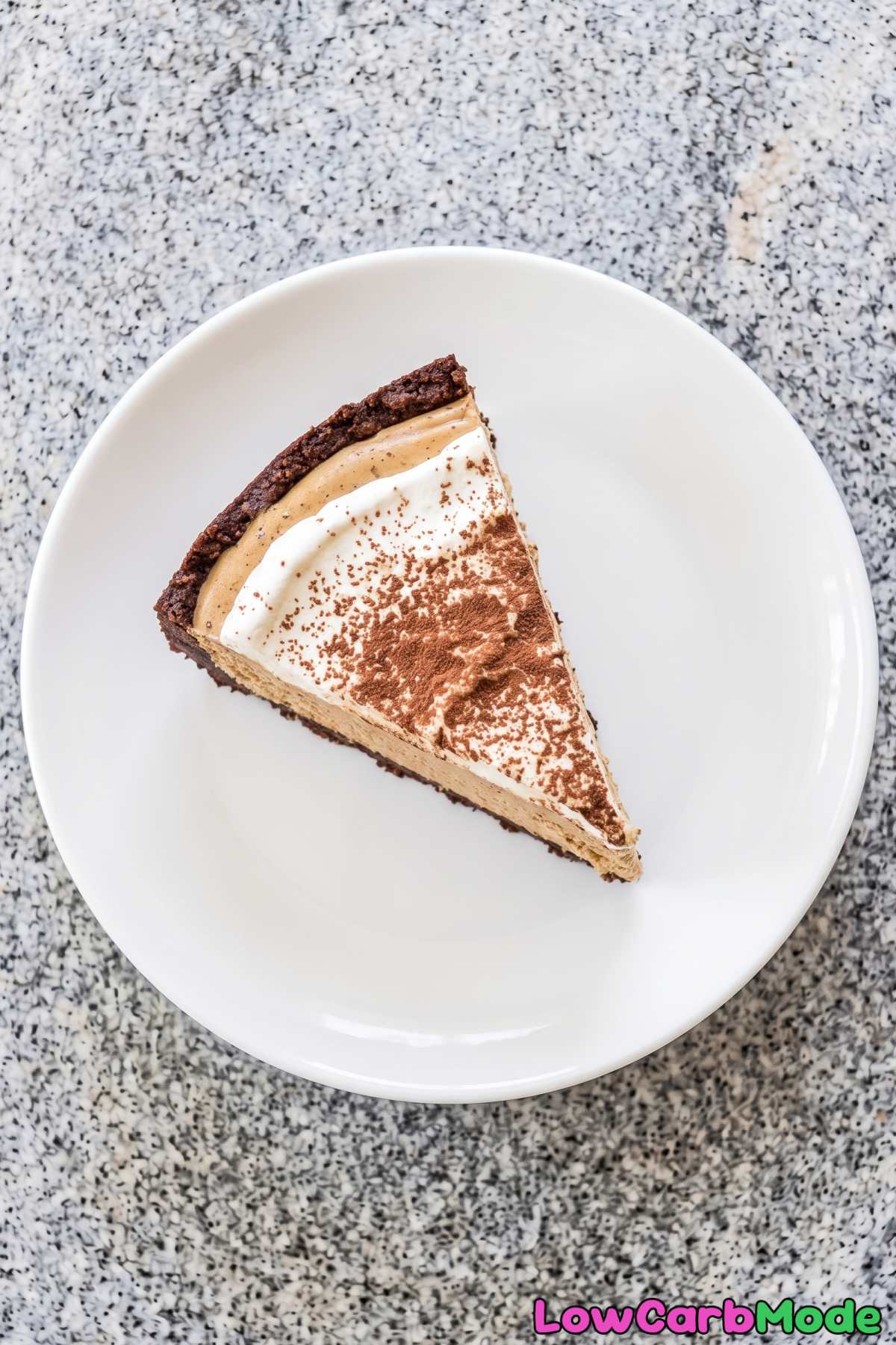 Creamy low carb tiramisu dessert