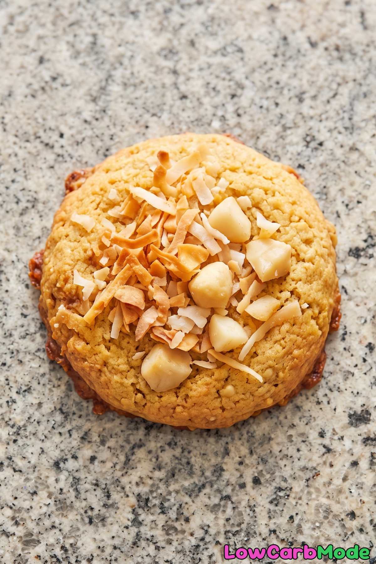 Easy keto toasted coconut cookies