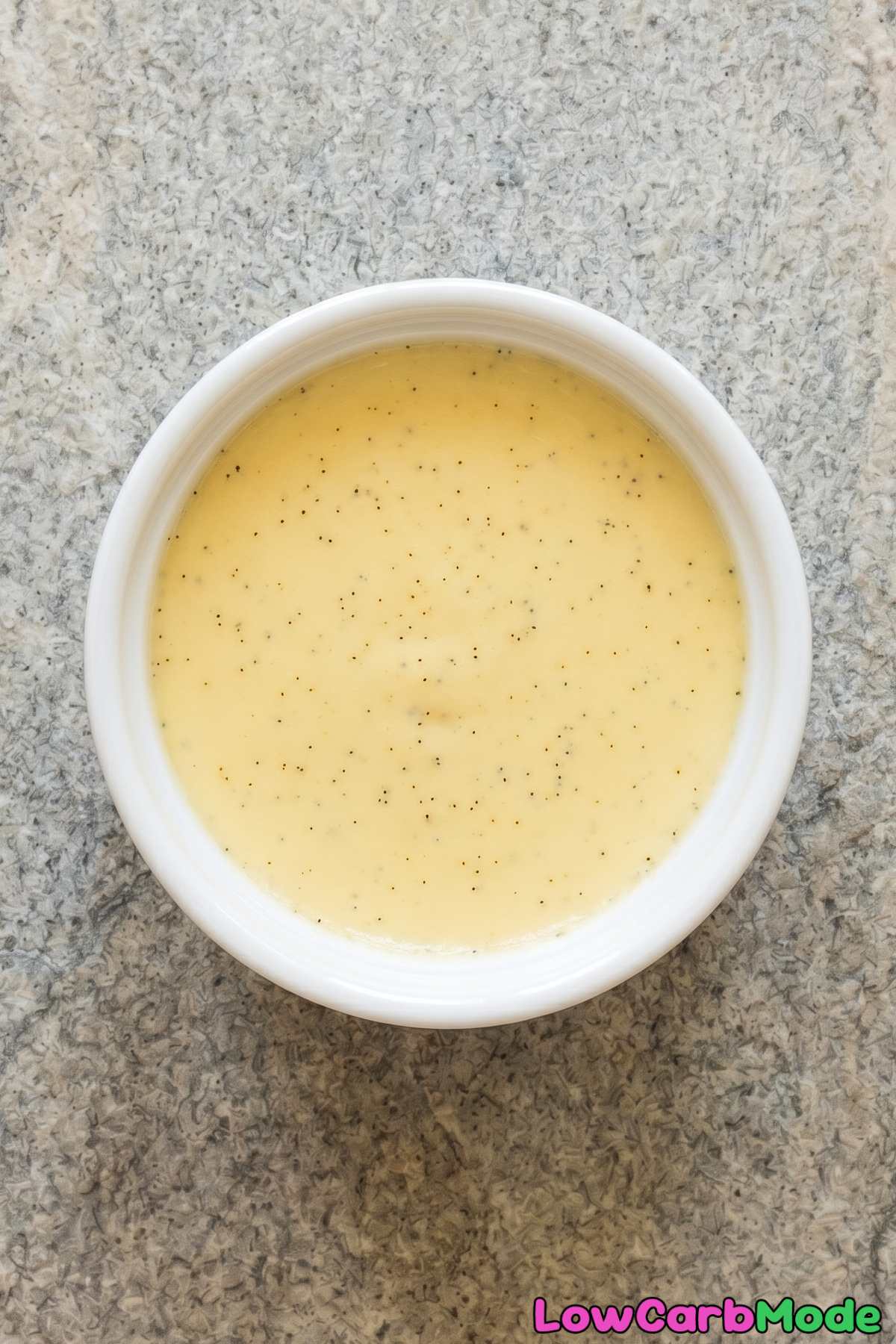 decadent vanilla custard cups keto