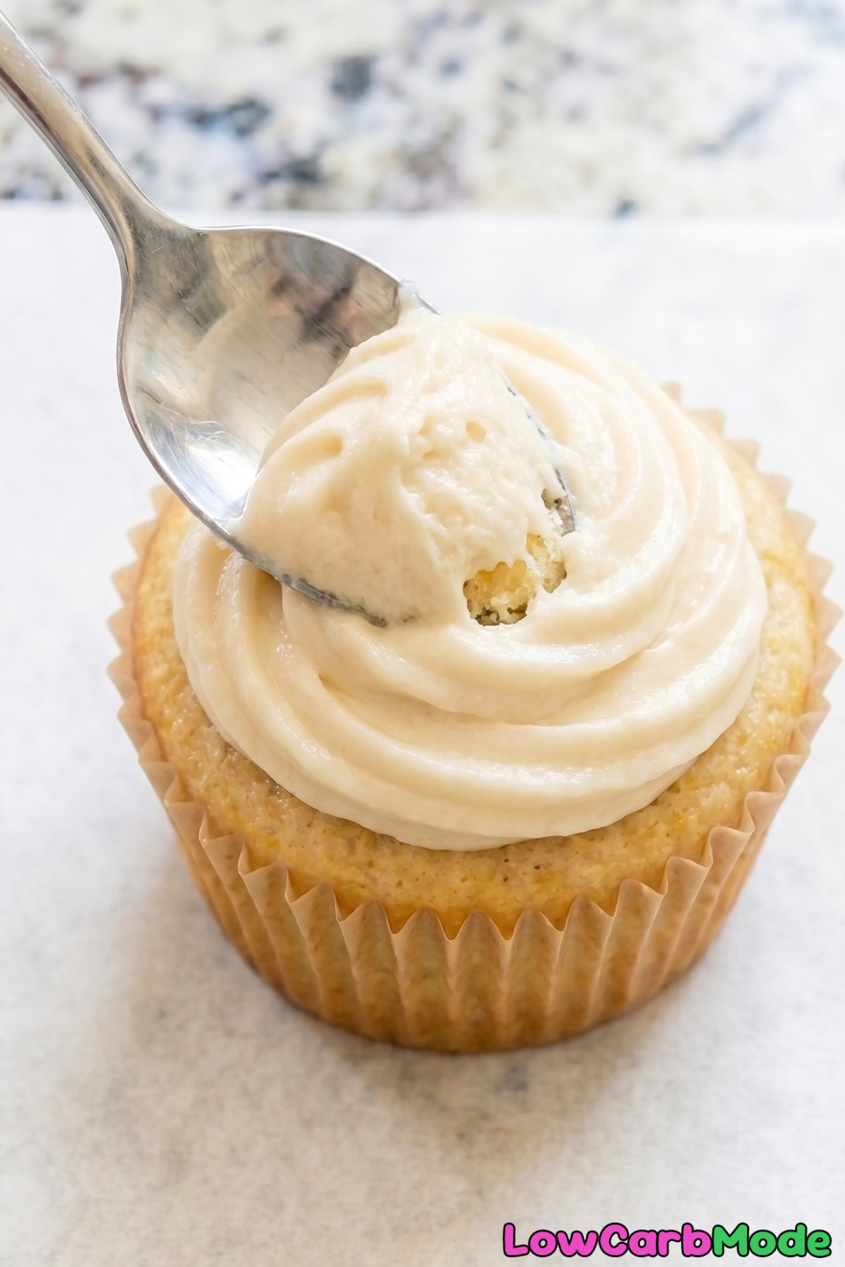 Irresistible keto vanilla cupcakes buttercream