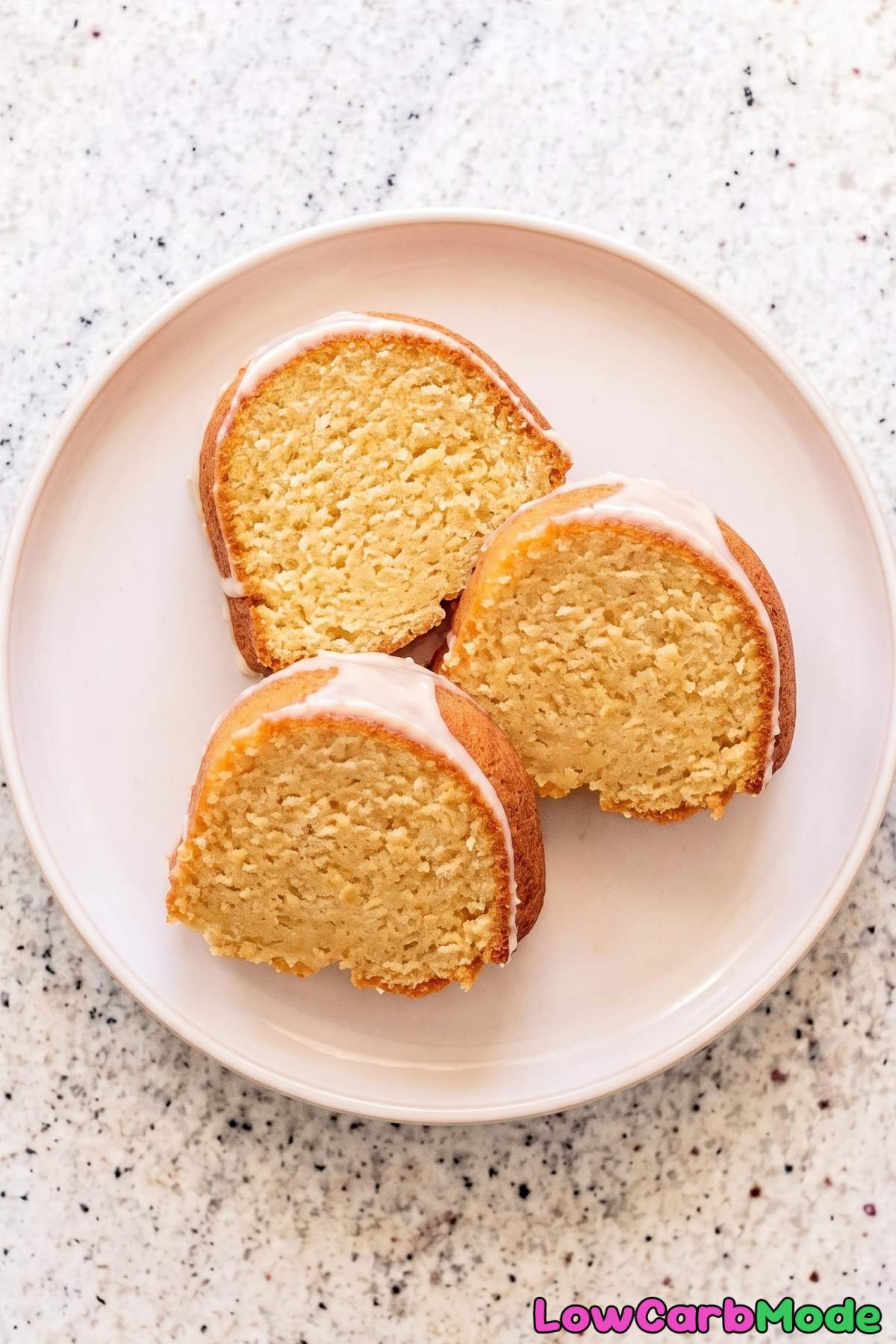 Buttery keto whipping cream loaf cake