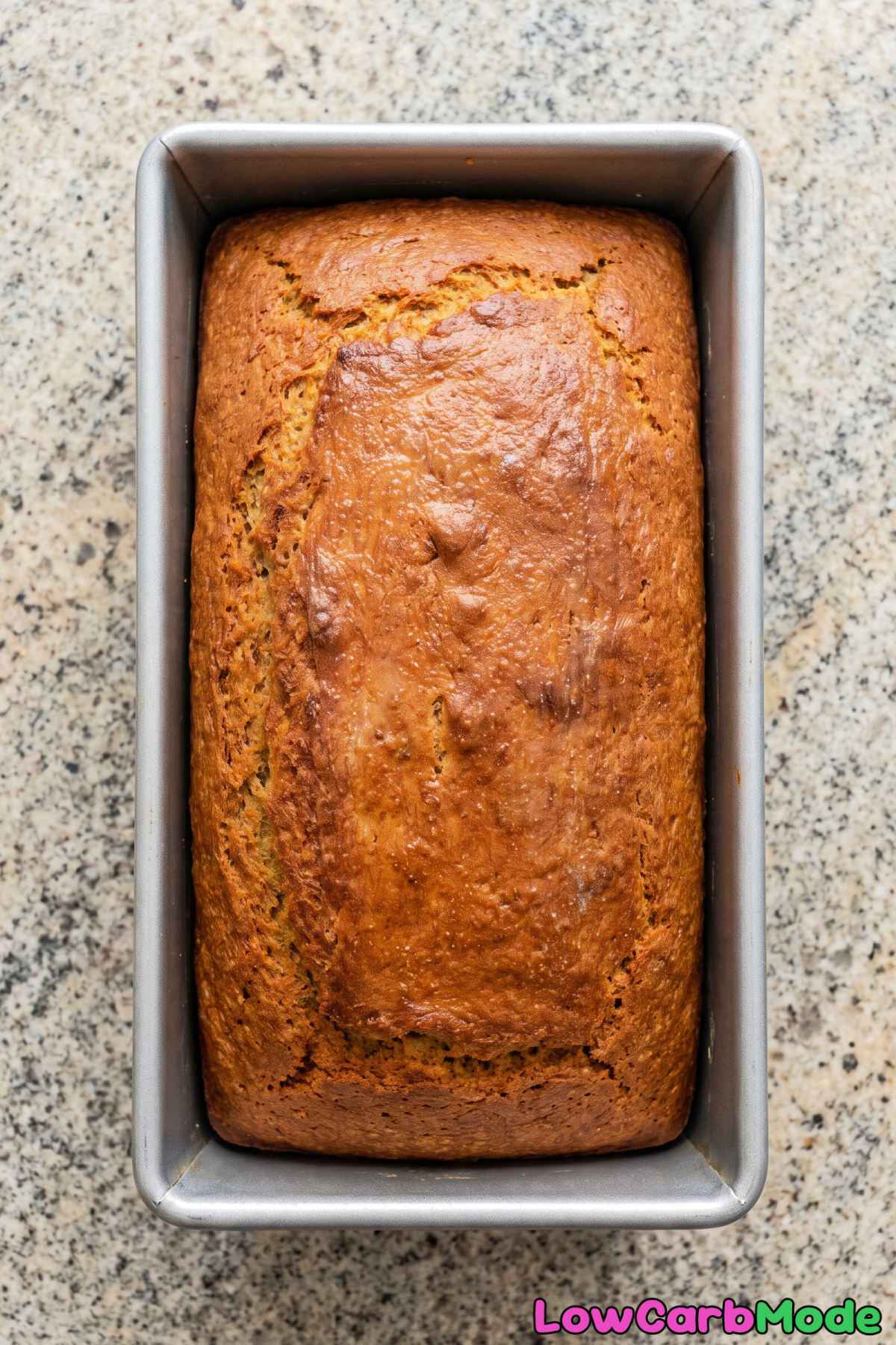 Freshly baked keto yeast loaf