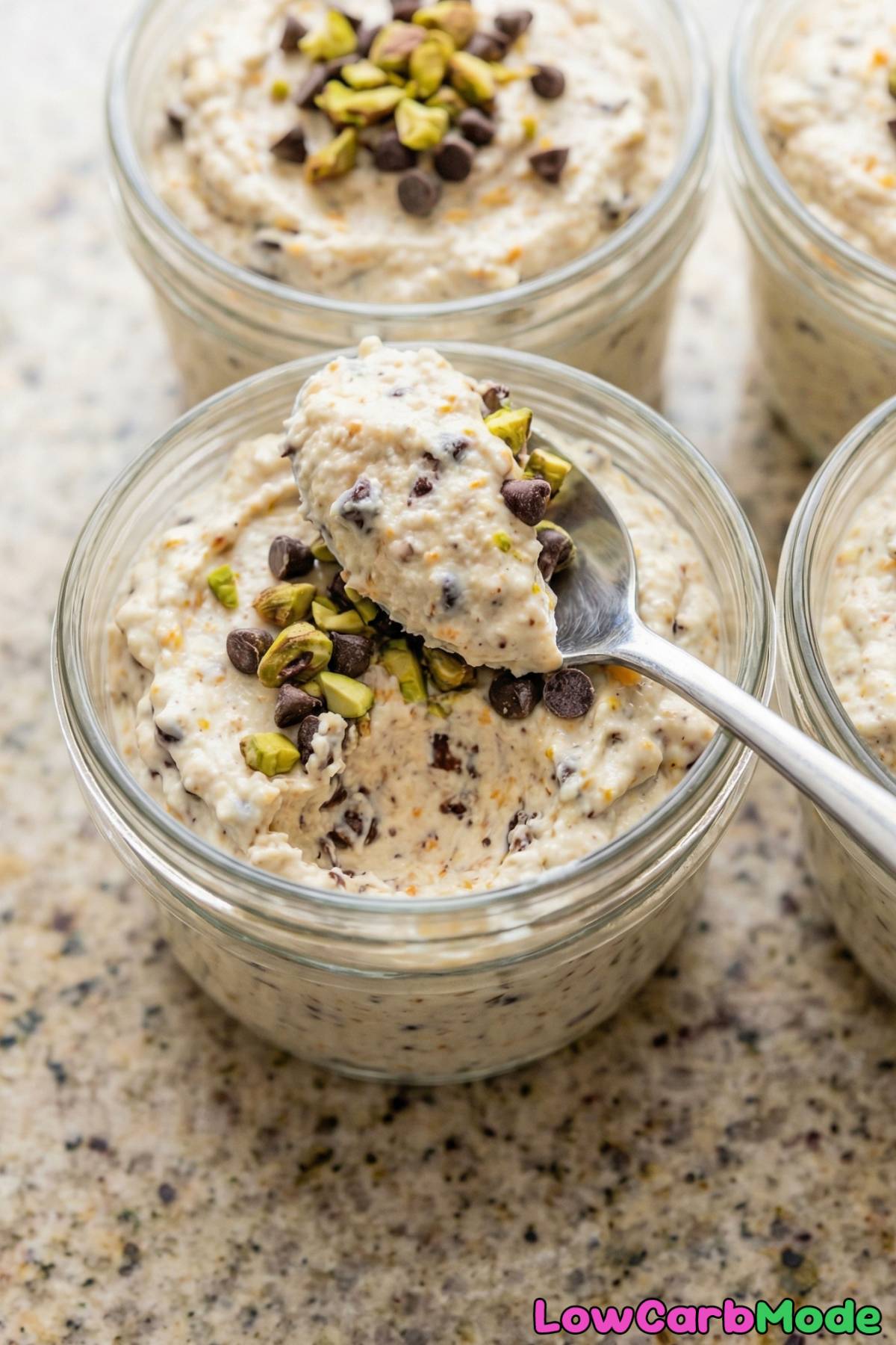 Luscious low carb cannoli cream cups
