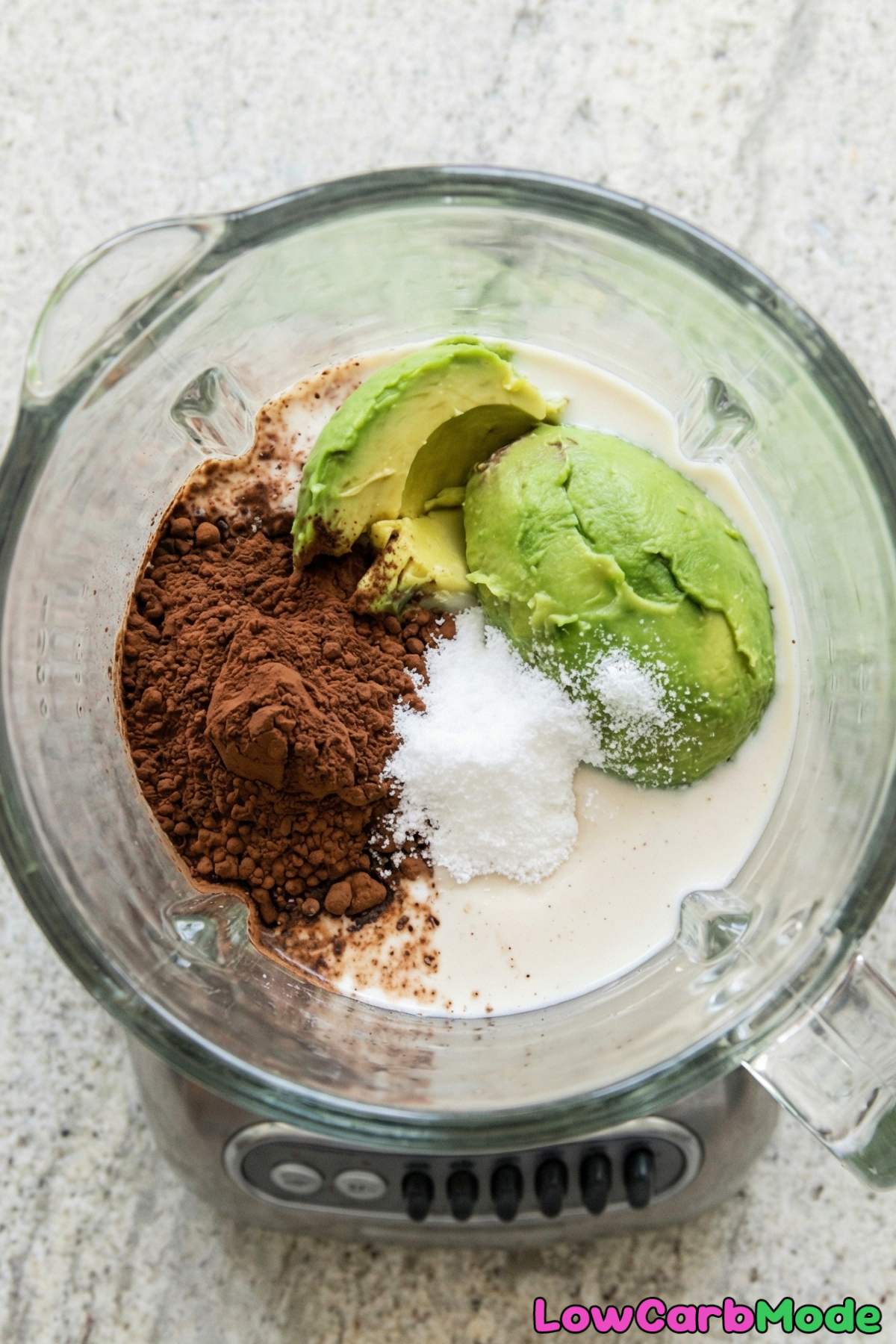 Low Carb Chocolate Avocado Pudding Step 1