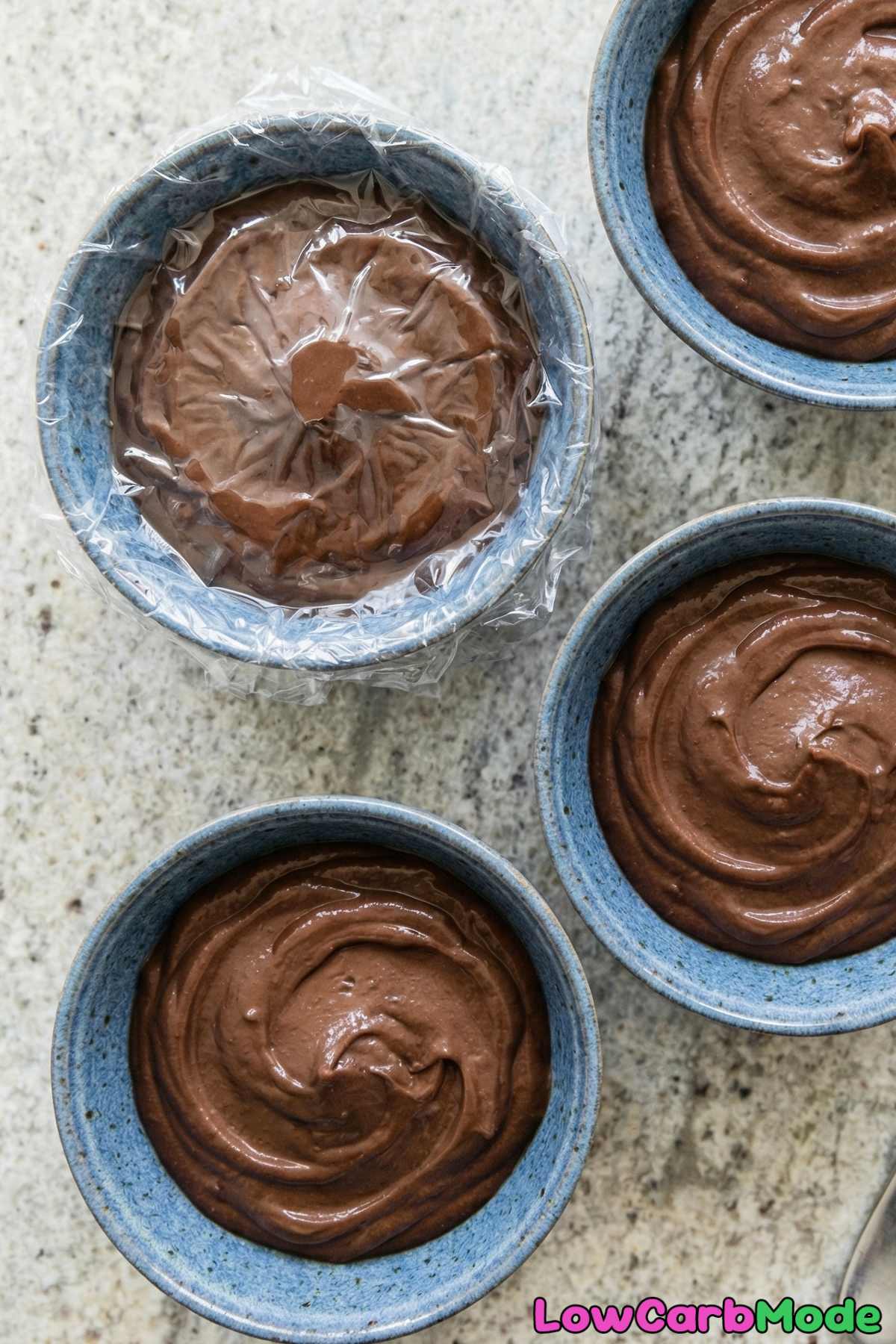 Low Carb Chocolate Avocado Pudding Step 4