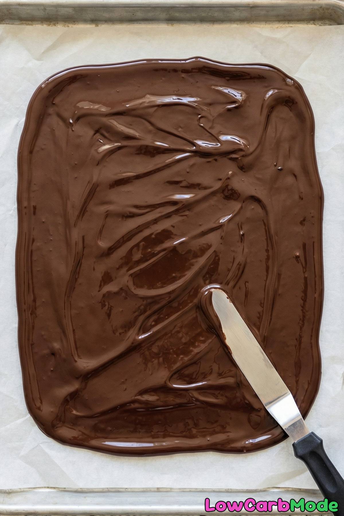 Low Carb Chocolate Bark with Sea Salt Step 3