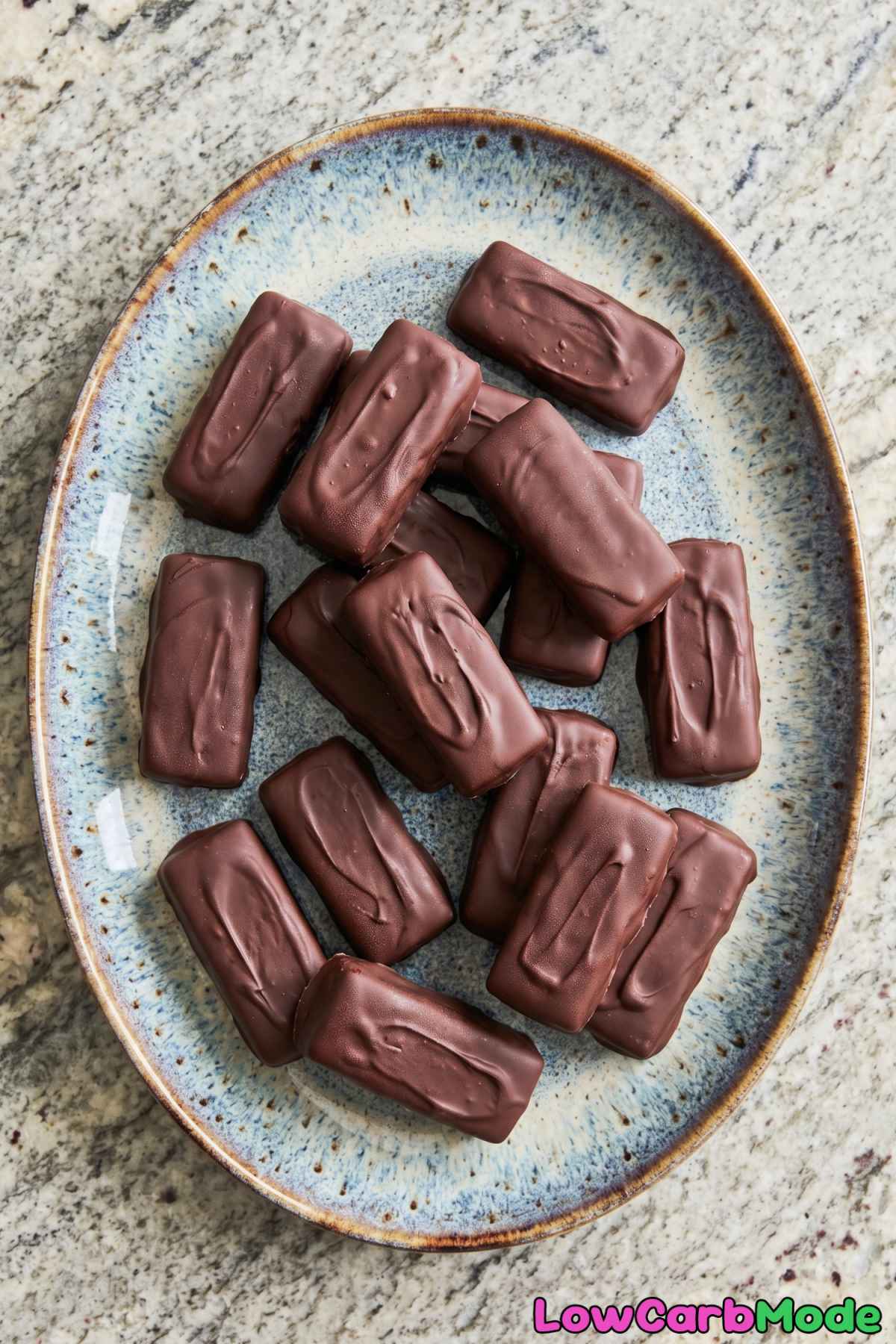 Irresistible low carb chocolate coconut bars