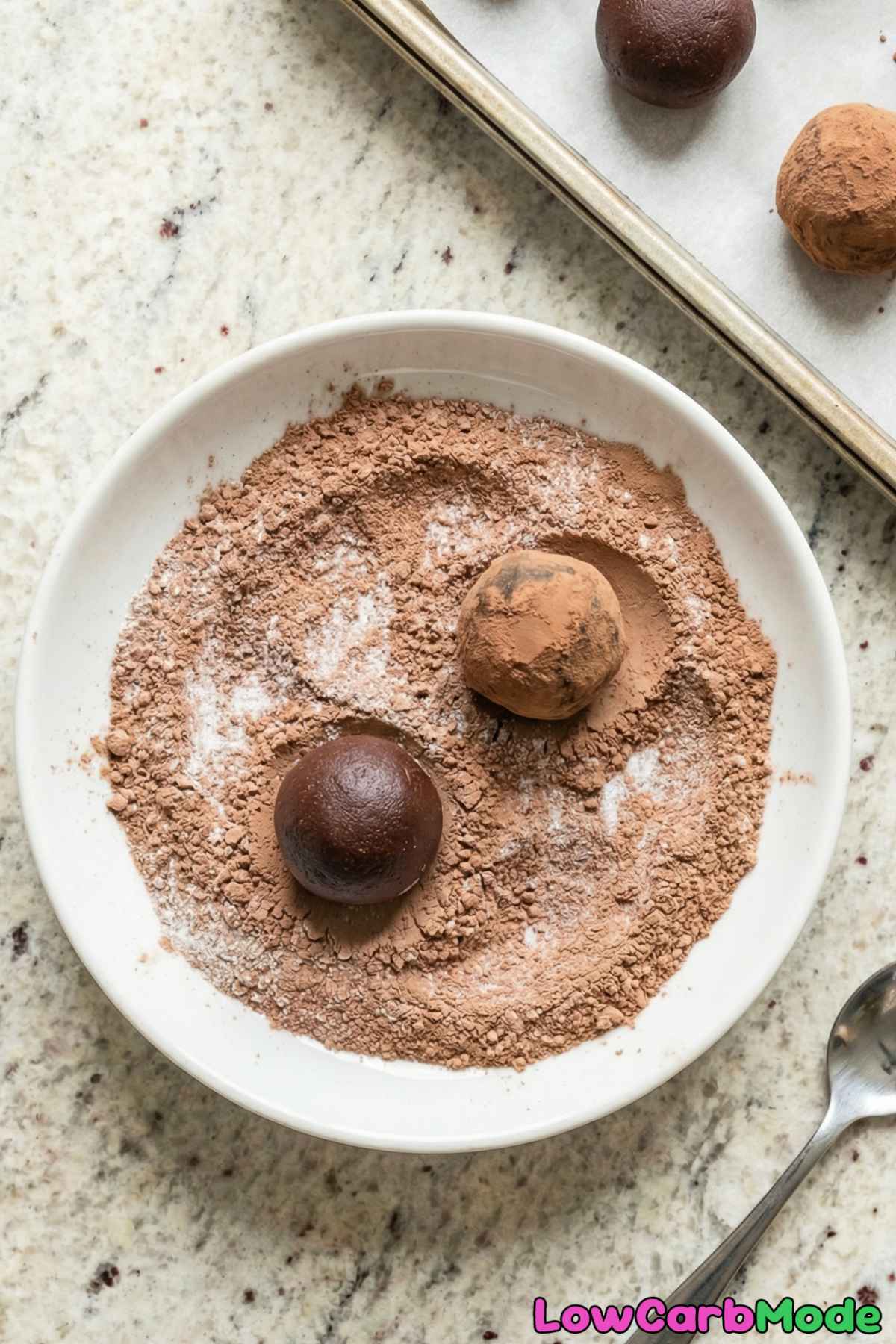 Low Carb Chocolate Truffles Step 5