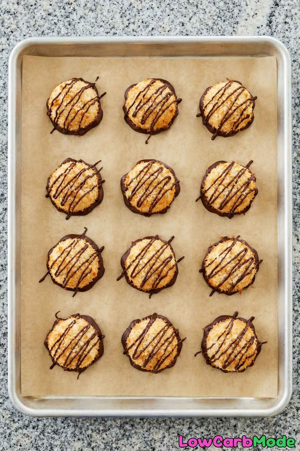 Simple low carb coconut macaroons in a bowl