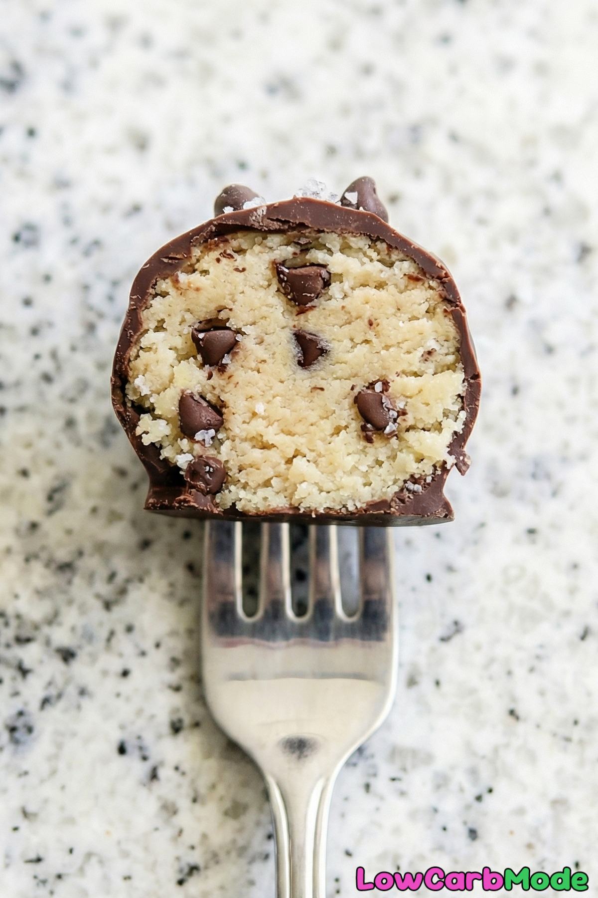 Velvety low carb cookie dough truffles