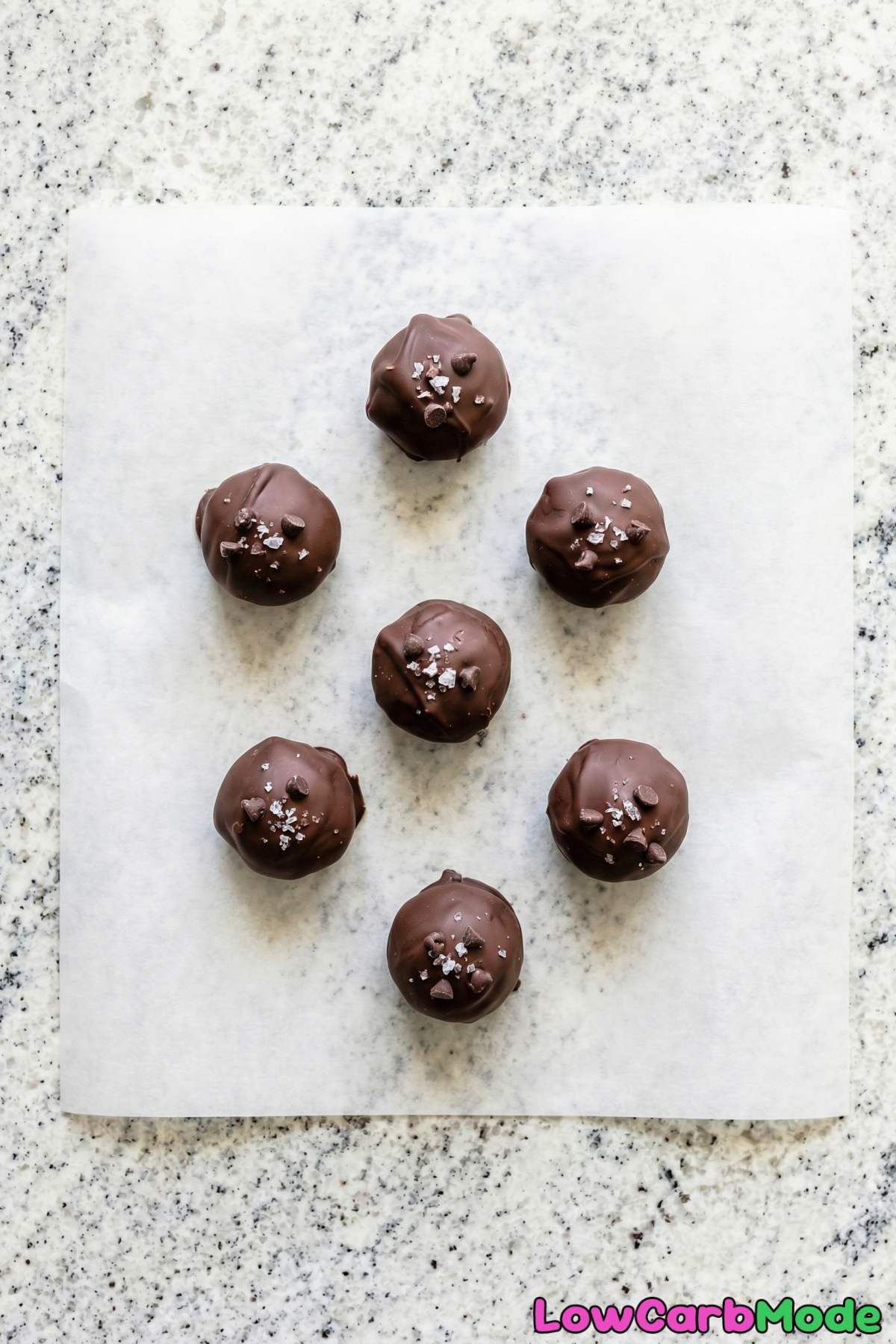 Tempting low carb cookie dough truffles
