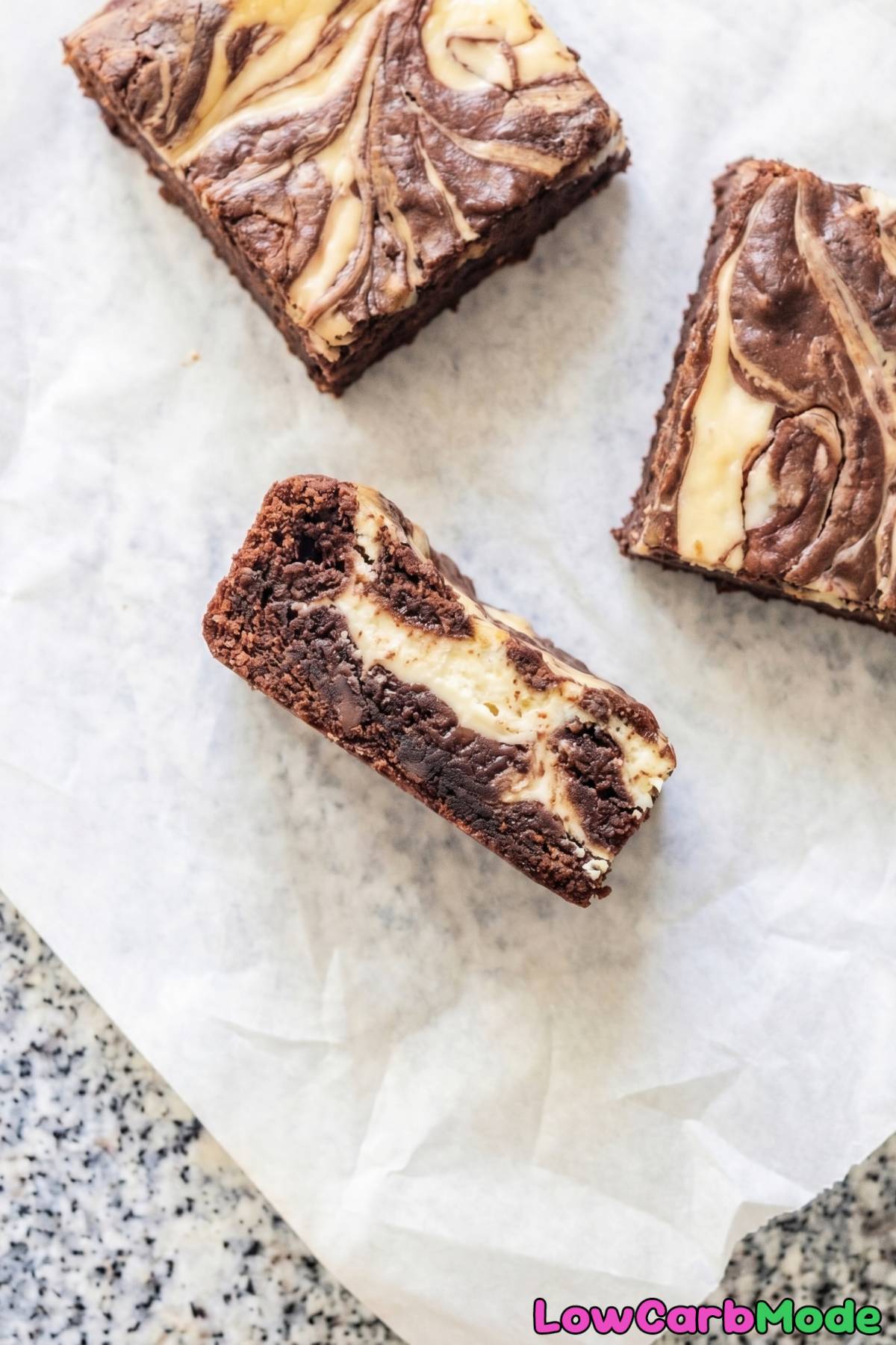 Indulgent cream cheese swirl brownies