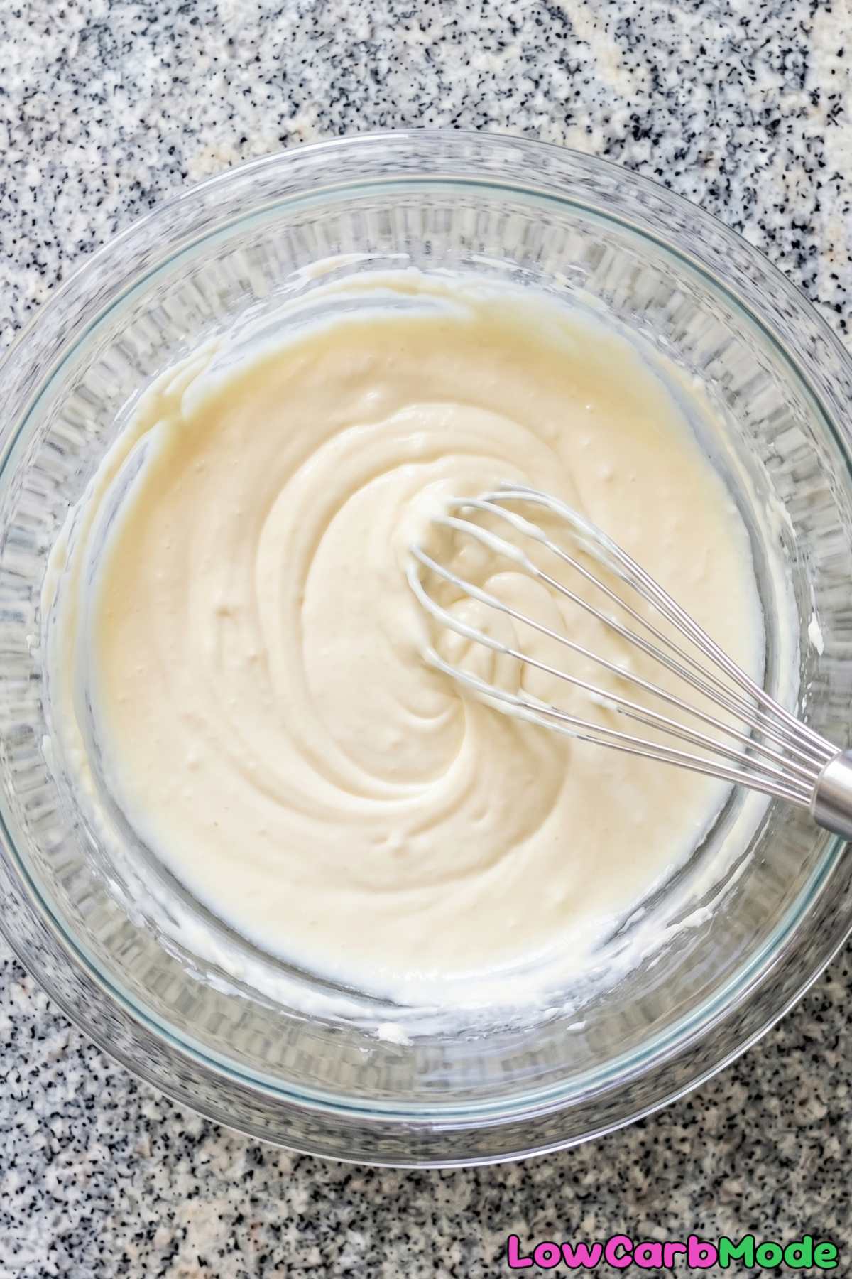Low Carb Cream Cheese Swirl Brownies Step 4