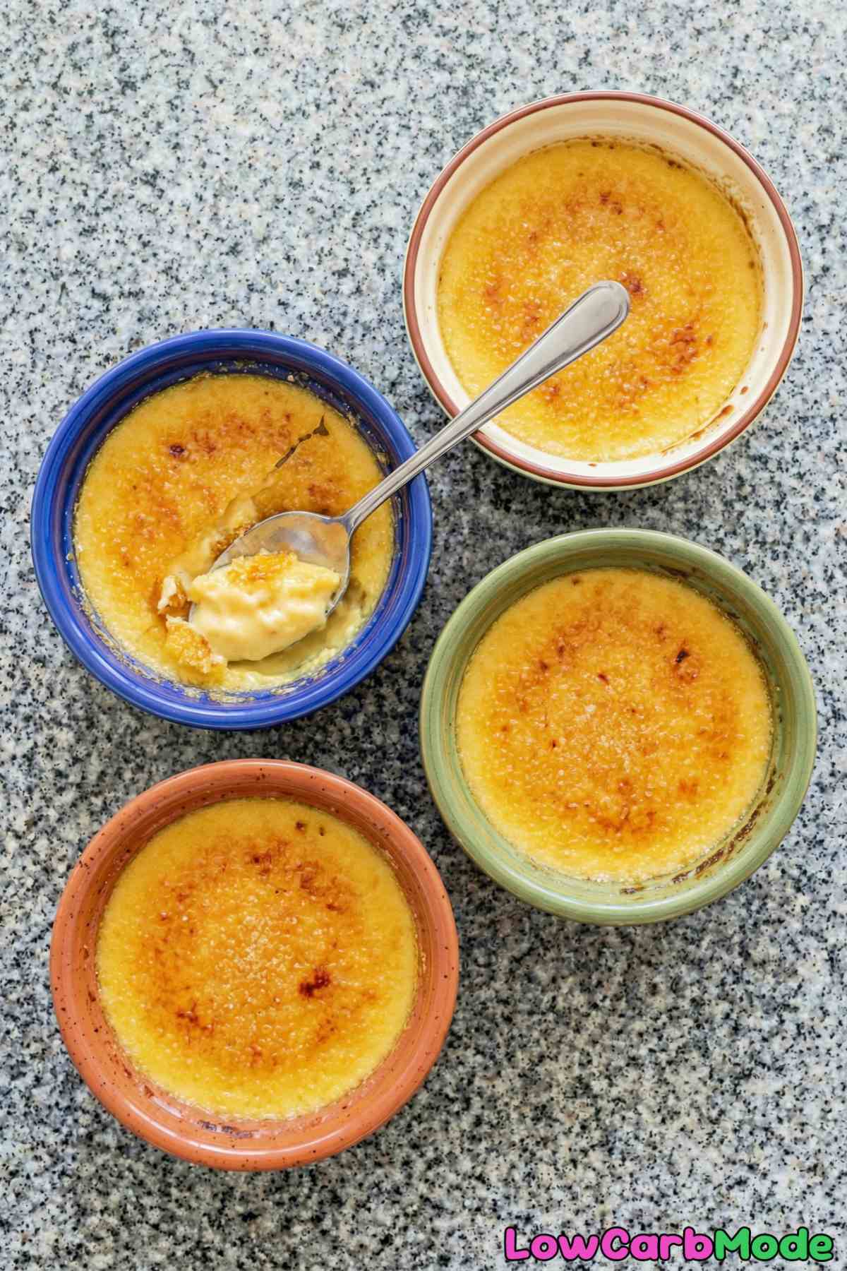 Classic low carb creme brulee recipe