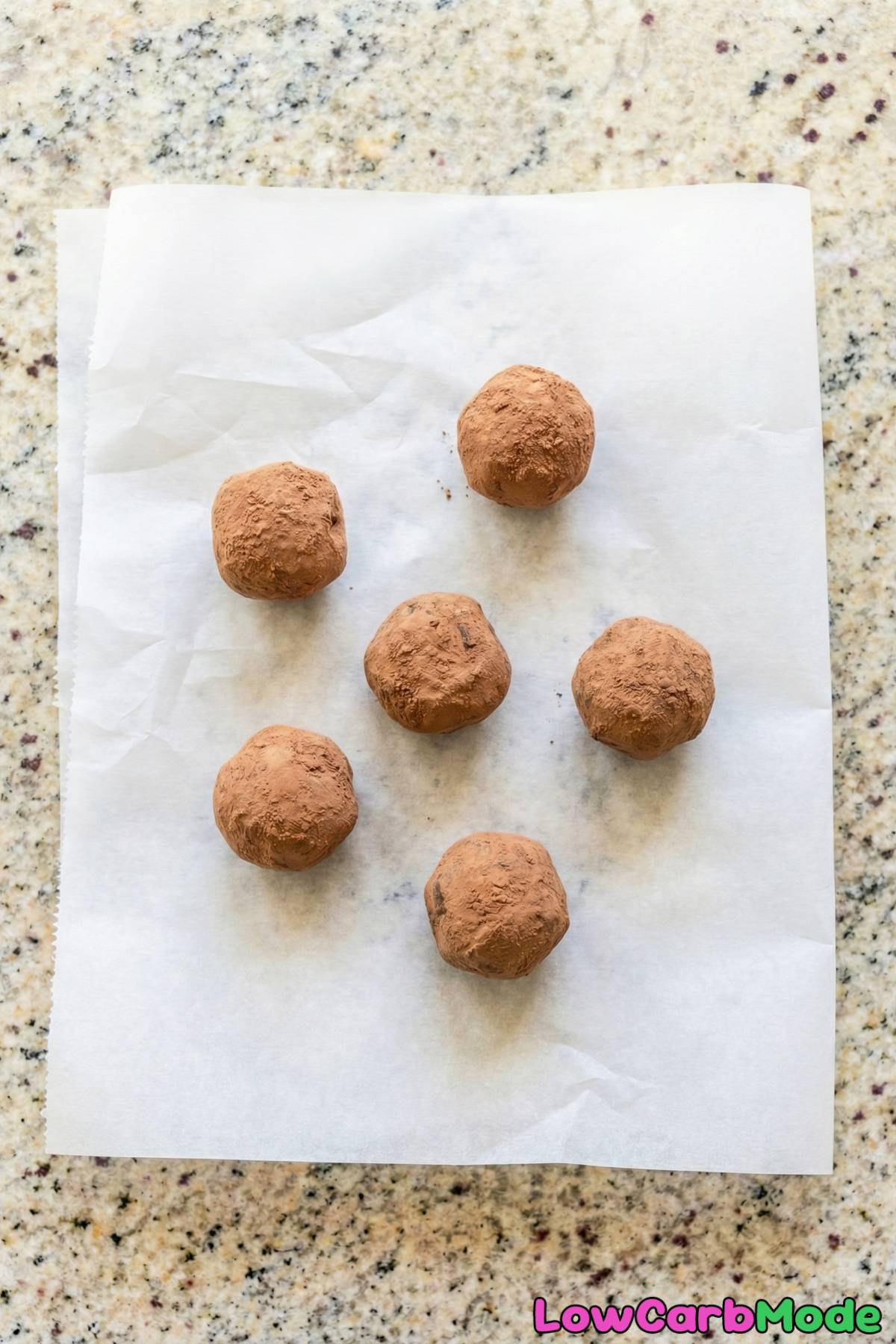Luscious low carb espresso chocolate truffles