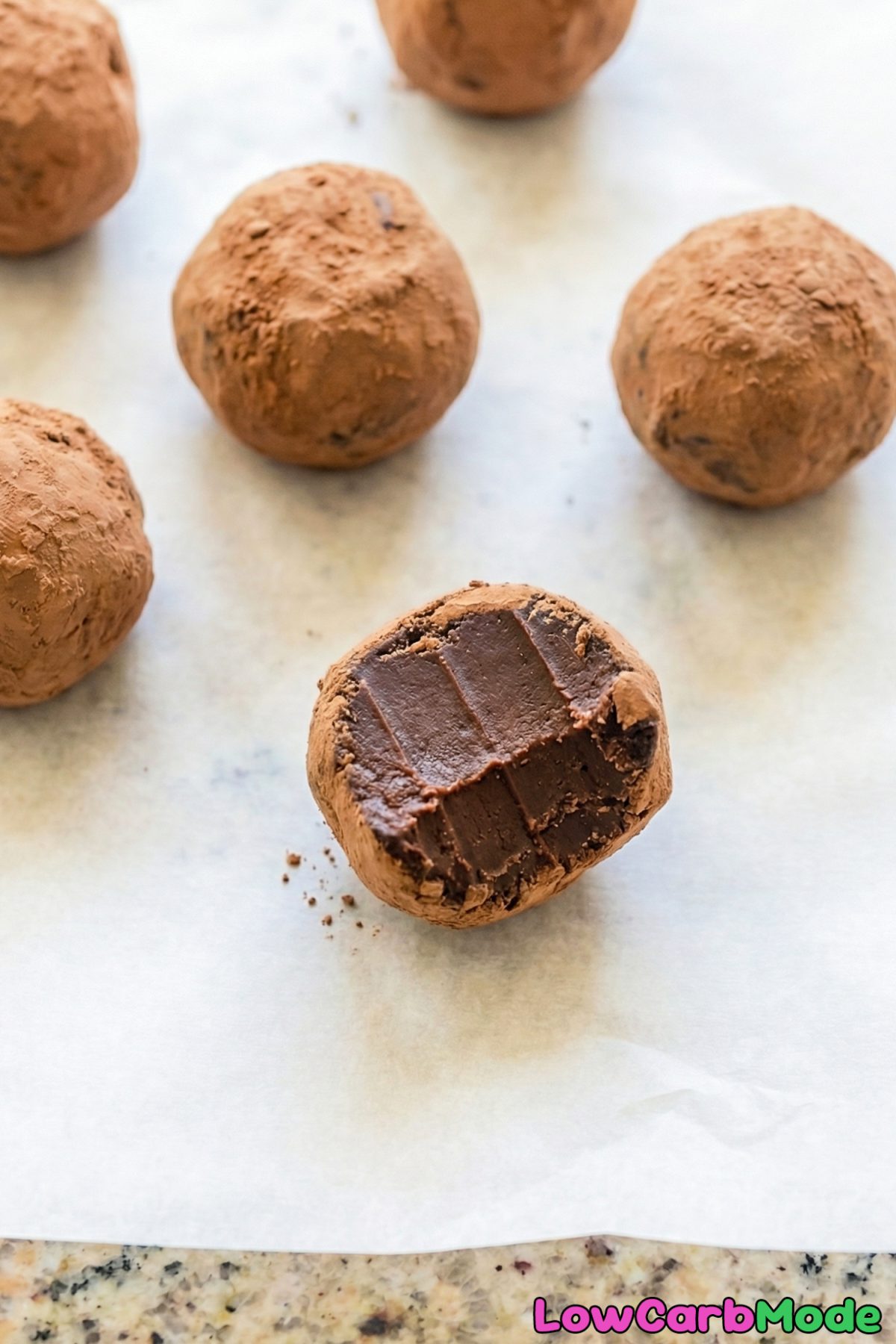 Irresistible low carb espresso chocolate truffles