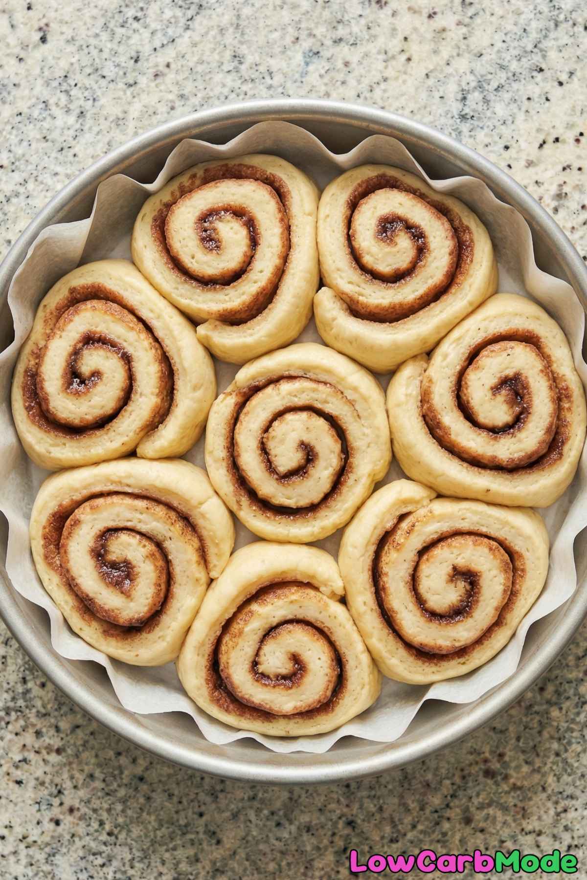 Low Carb Glazed Cinnamon Rolls Step 4