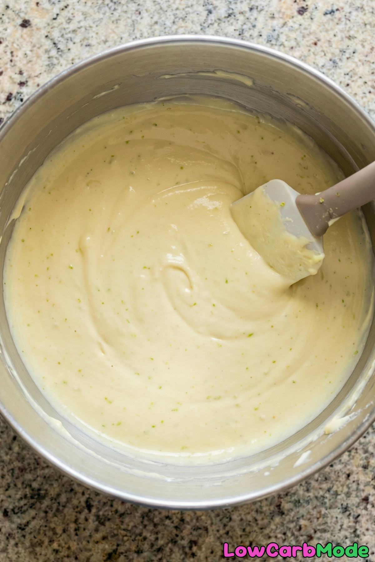 Low Carb Key Lime Cheesecake Bars Step 3